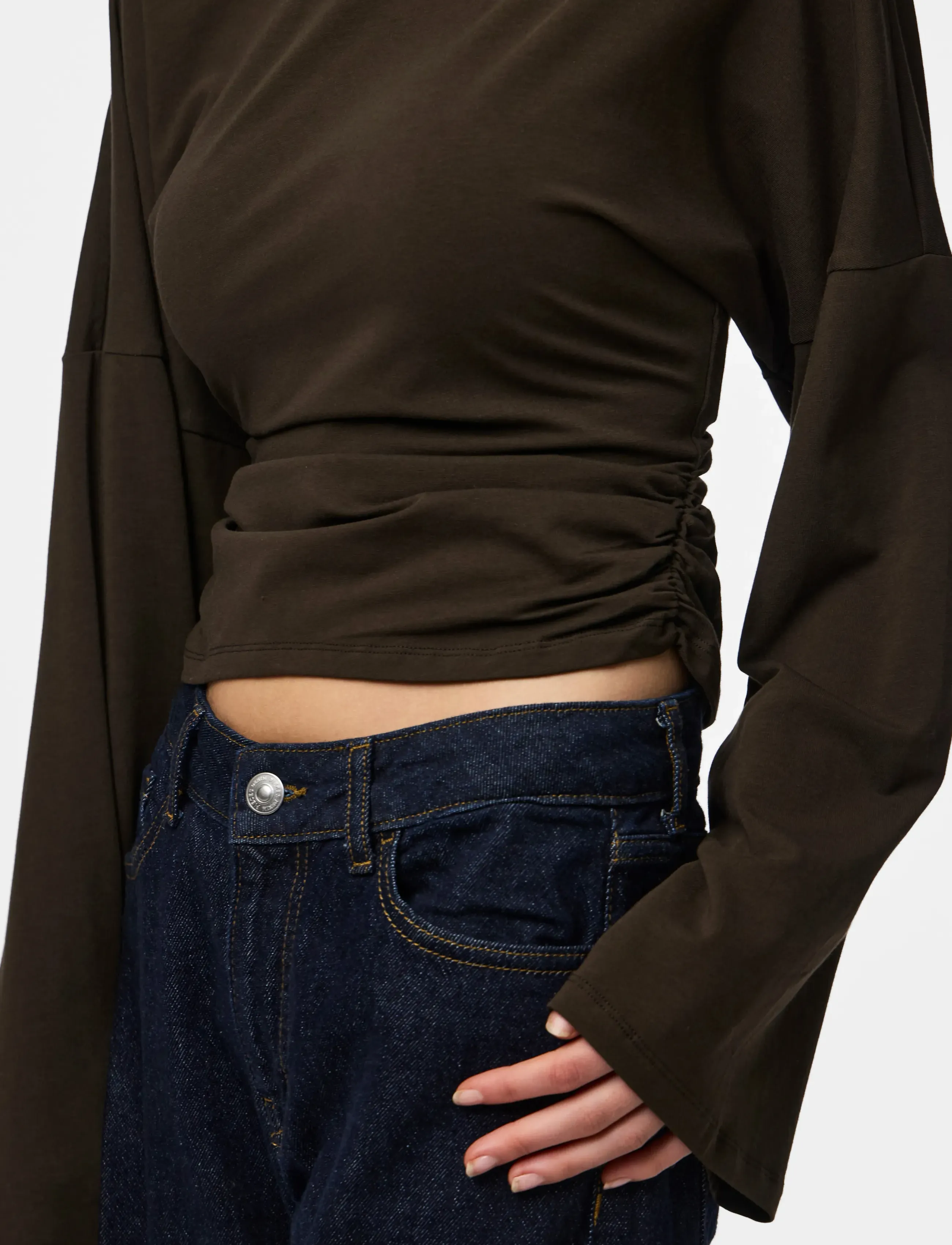 Pieces - PCALLI LS O-NECK TOP D2D - langärmlige tops - delicioso - 5