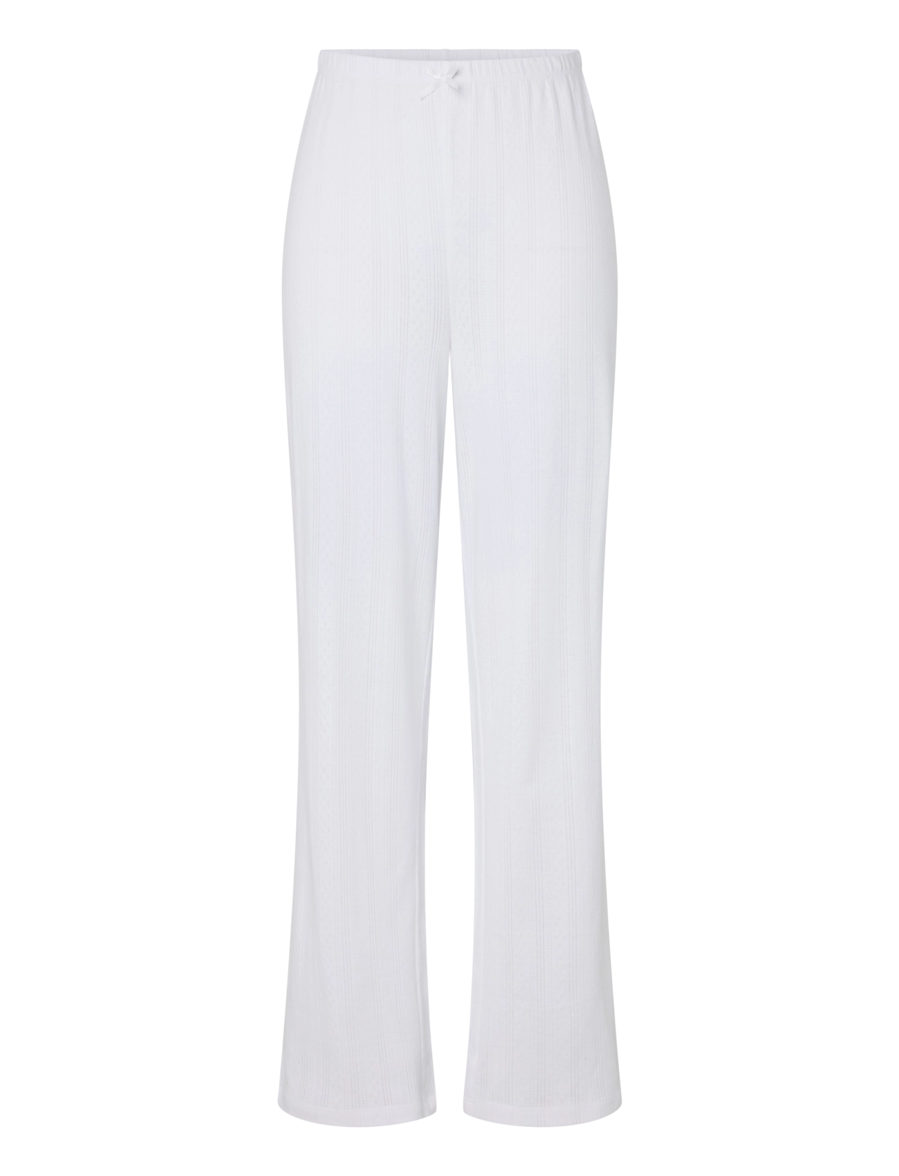 Pieces PCNILLA POINTELLE PANT JRS - Pieces - BRIGHT WHITE / white