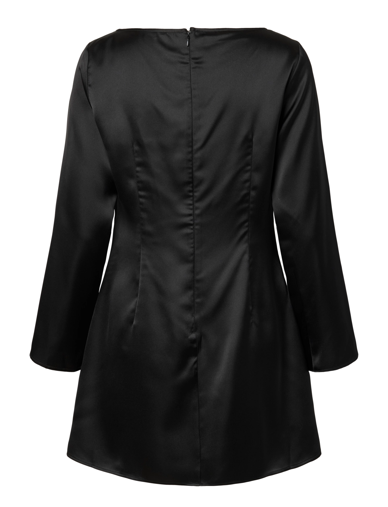 Pieces - PCEVY LS SHORT DRESS WVN BC - partykleider - black - 2
