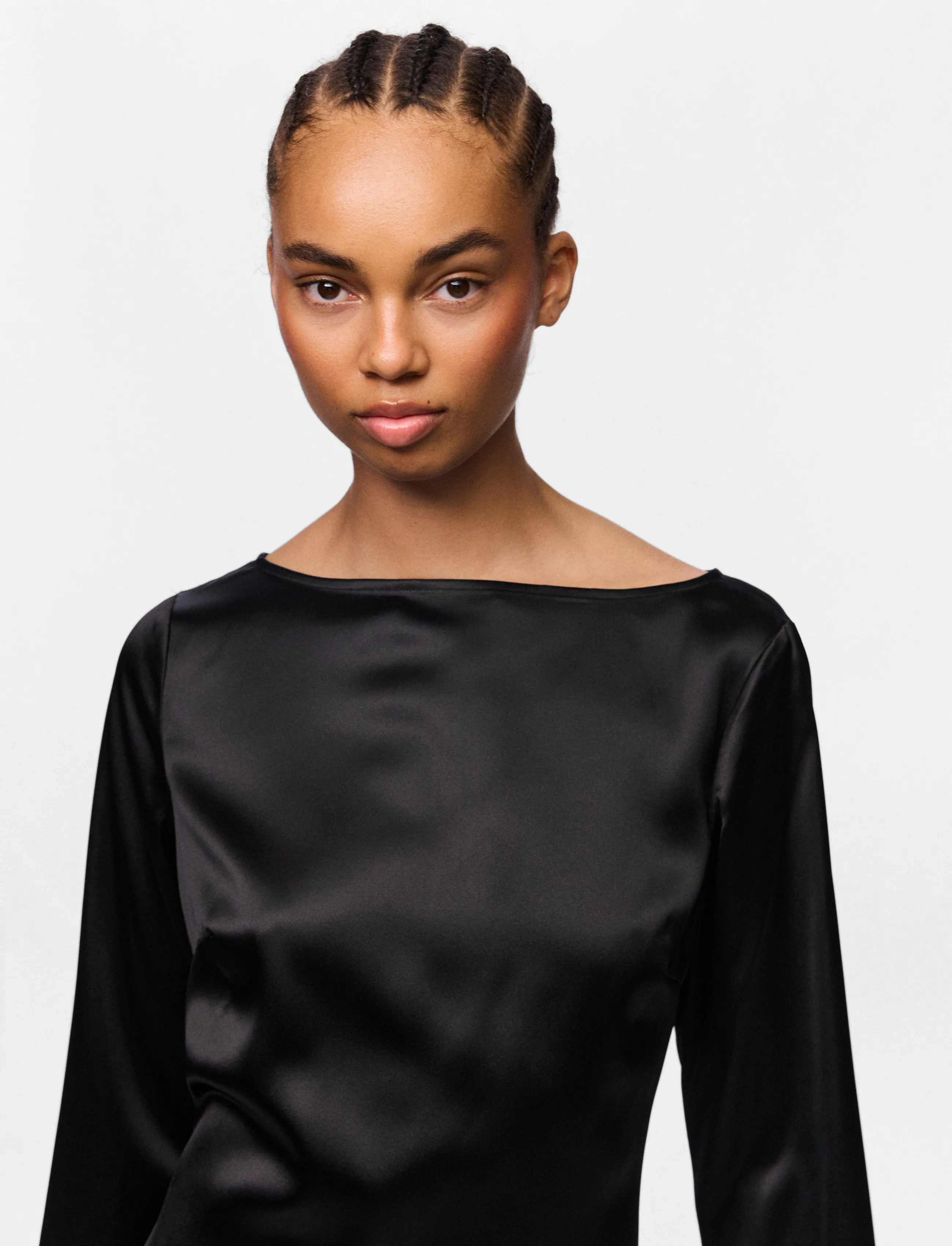 Pieces - PCEVY LS SHORT DRESS WVN BC - partykleider - black - 4