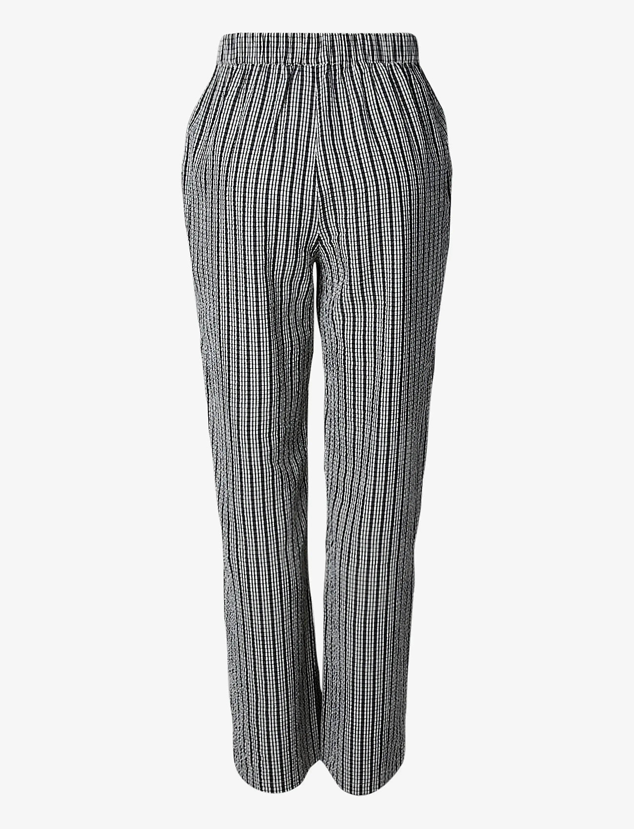 Pieces - PCABRIELLE HW PANTS WVN D2D - laveste priser - black - 2