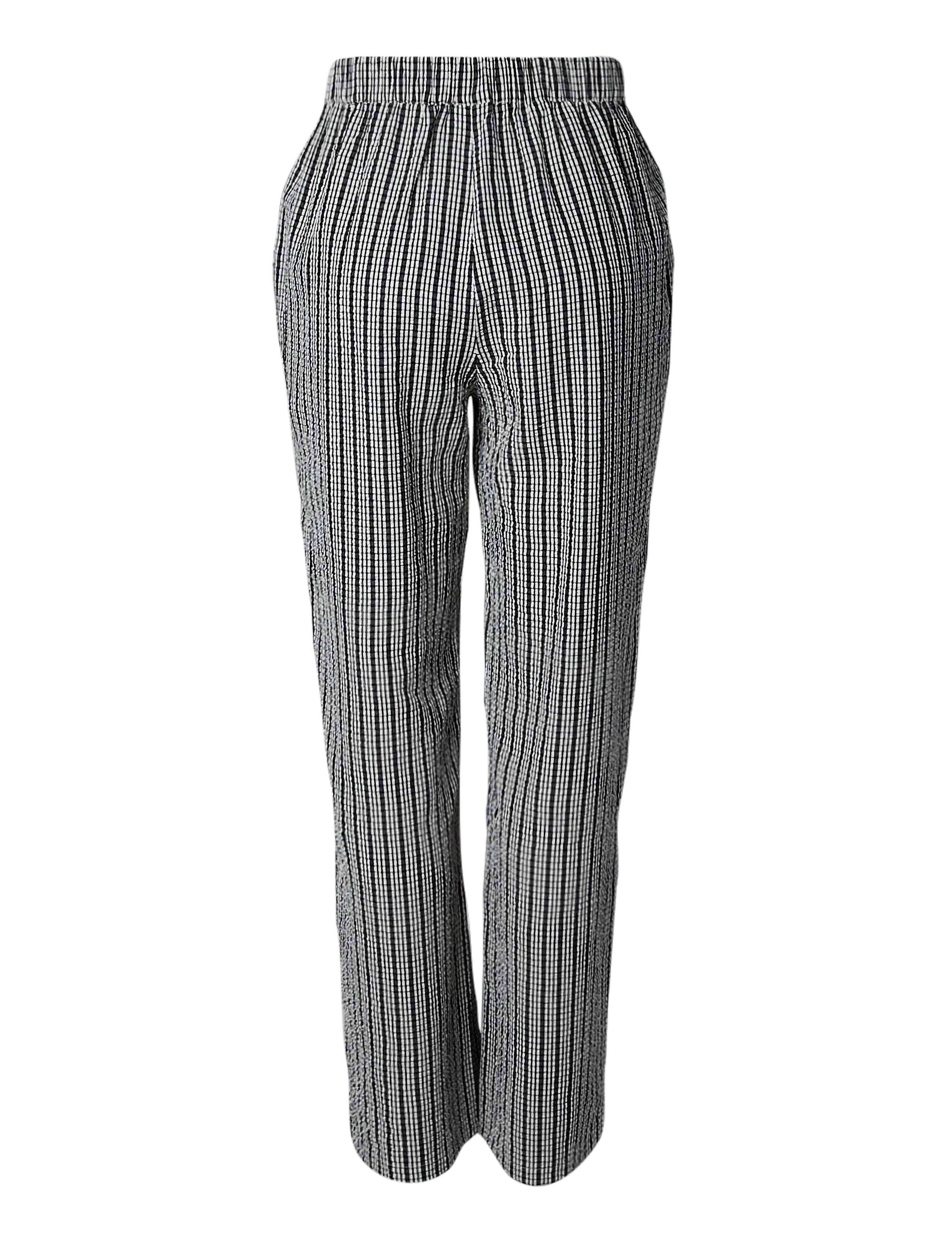 Pieces - PCABRIELLE HW PANTS WVN D2D - laagste prijzen - black - 2