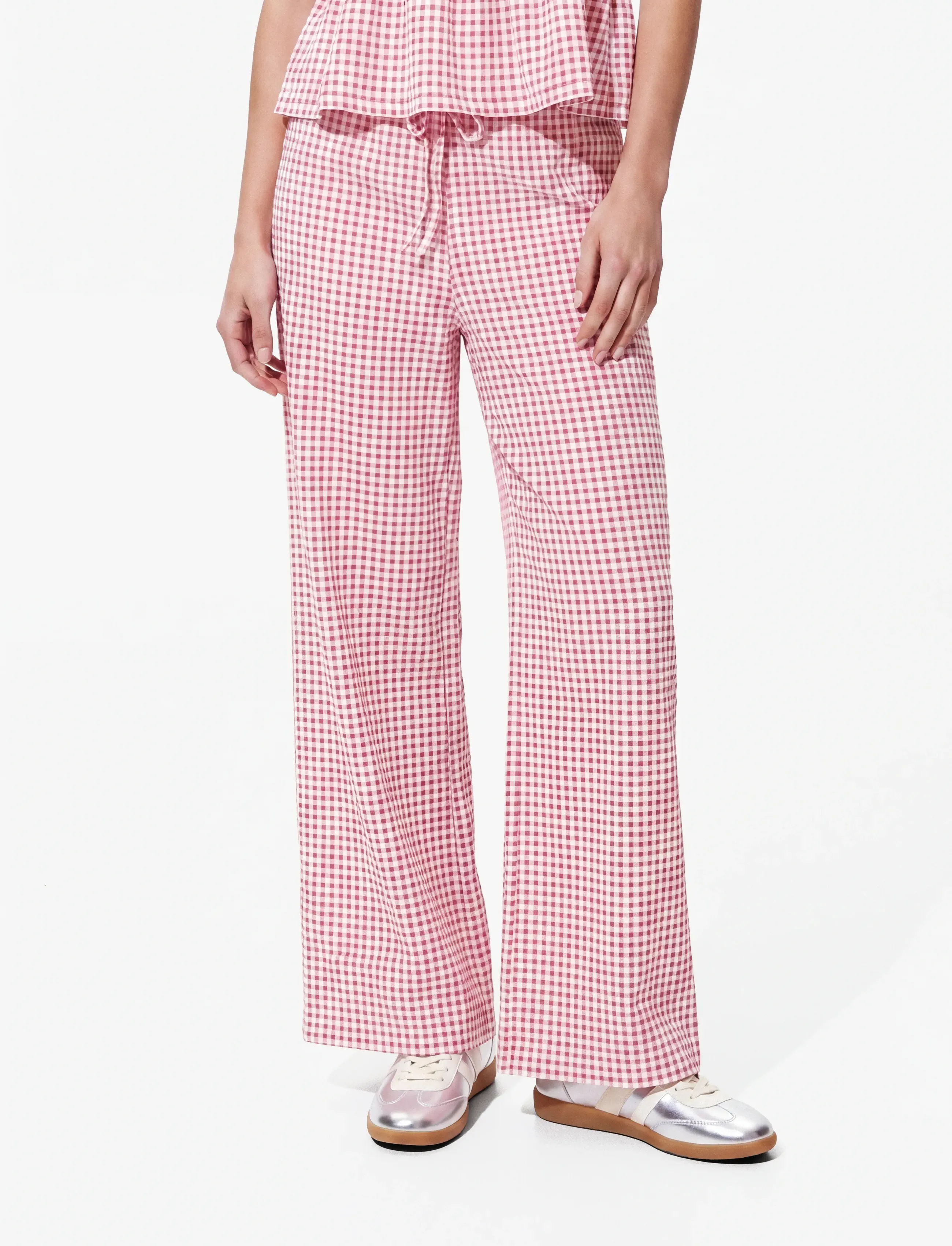 Pieces PCMALLI HW PANTS JRS D2D - Tøj - ROSEATE SPOONBILL / multi