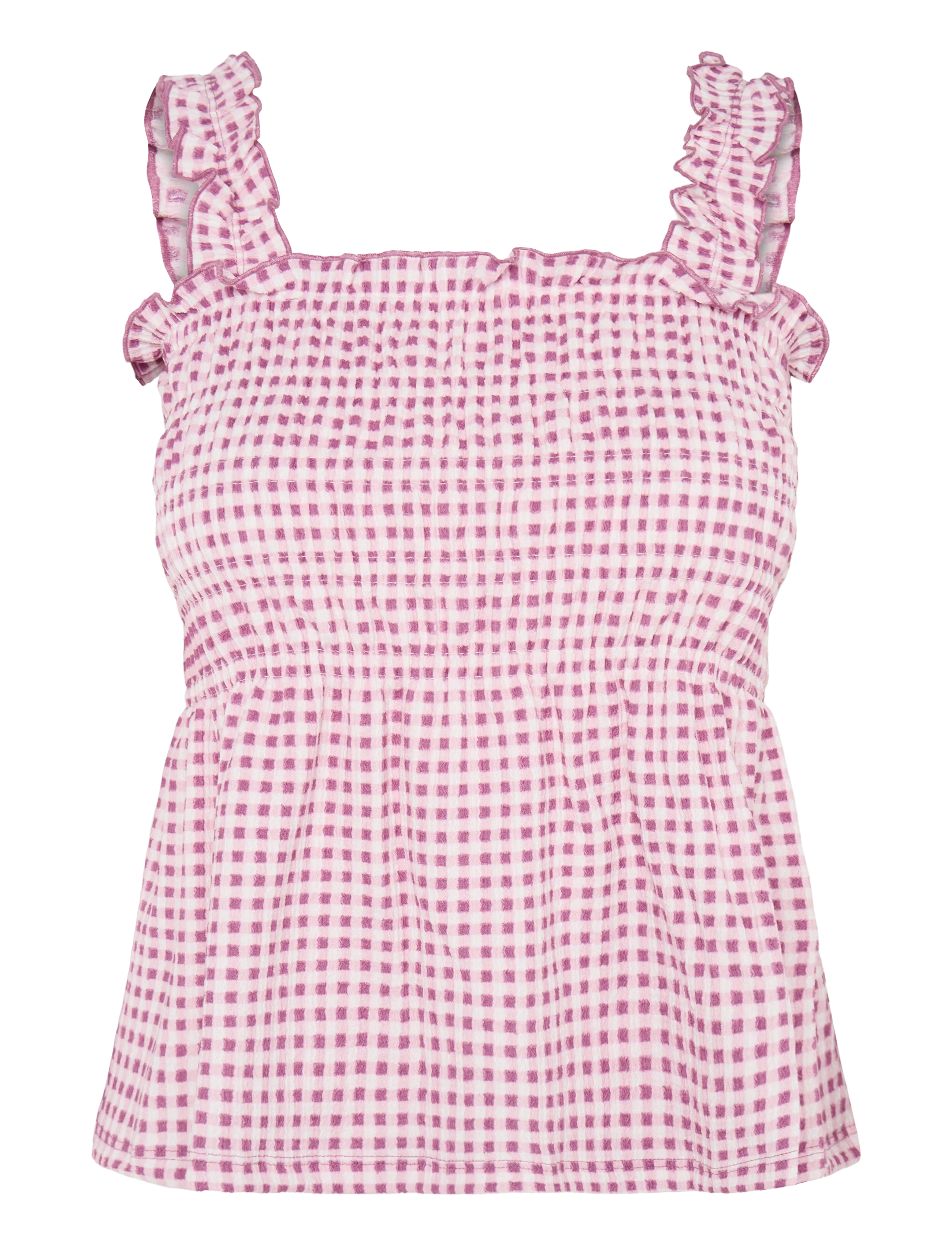 PIECES Pcmalli Smock Strap Oberteil Jrs D2D Pink - M - Damen