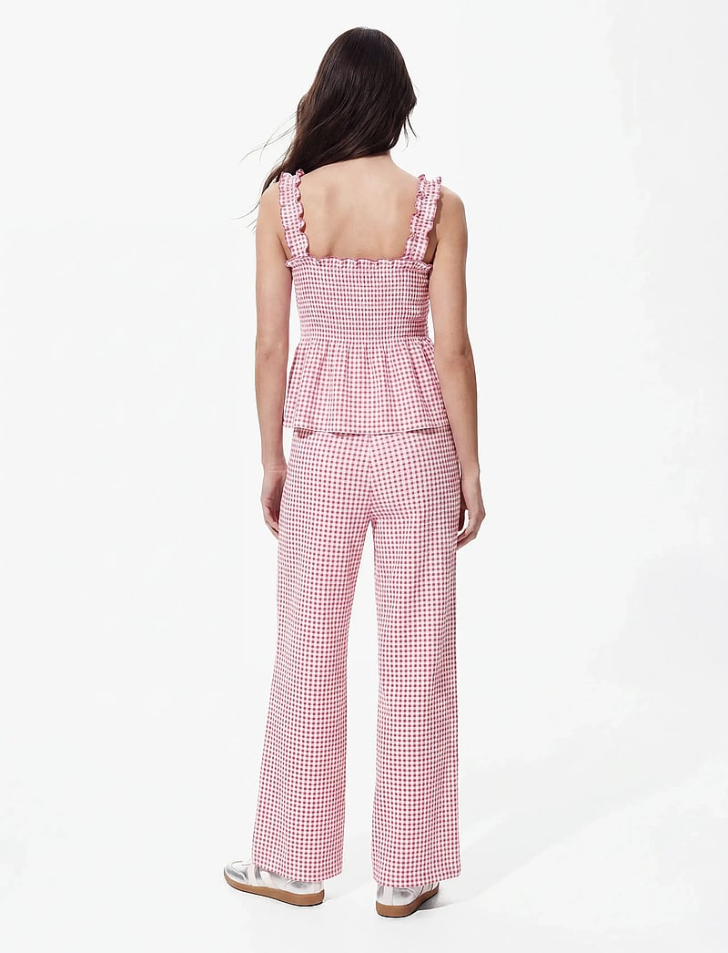 Pieces - PCMALLI SMOCK STRAP TOP JRS D2D - roseate spoonbill - 5