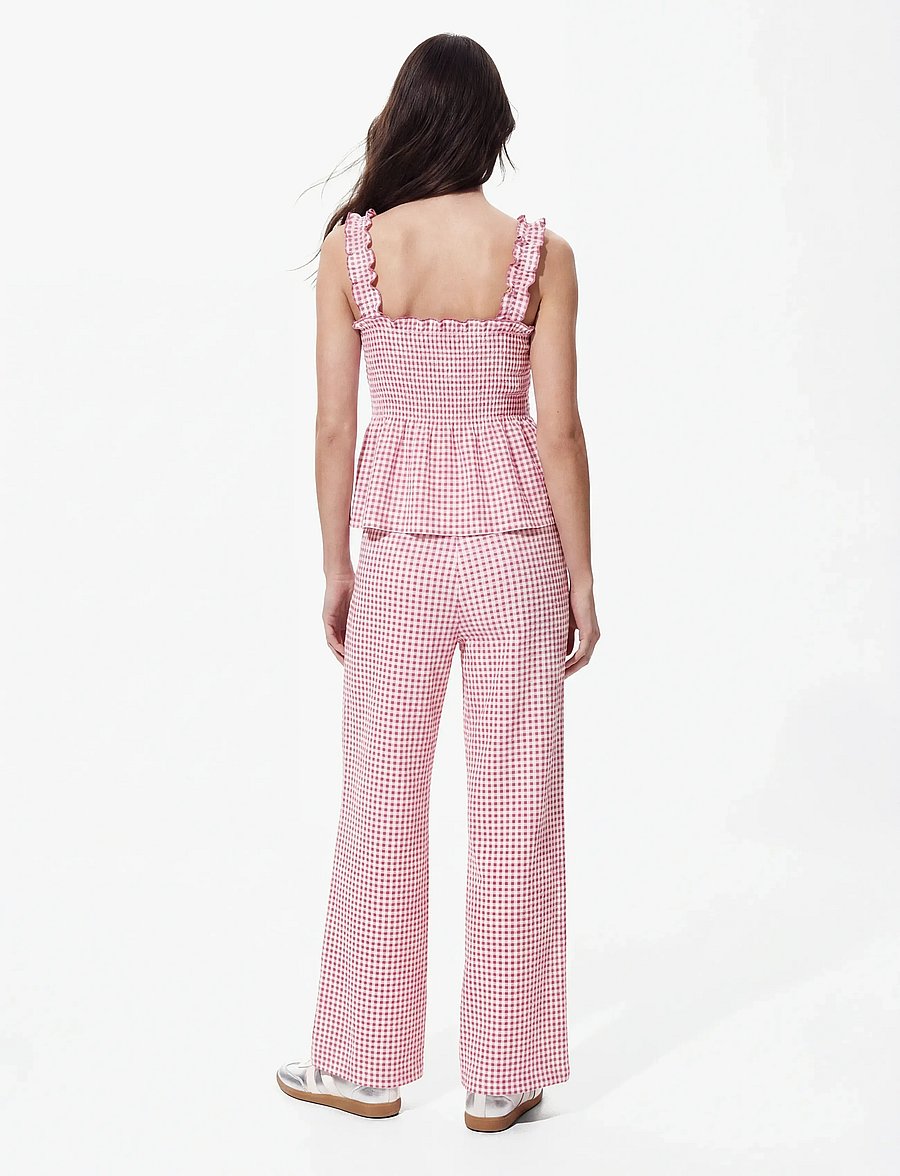 Pieces - PCMALLI SMOCK STRAP TOP JRS D2D - roseate spoonbill - 5