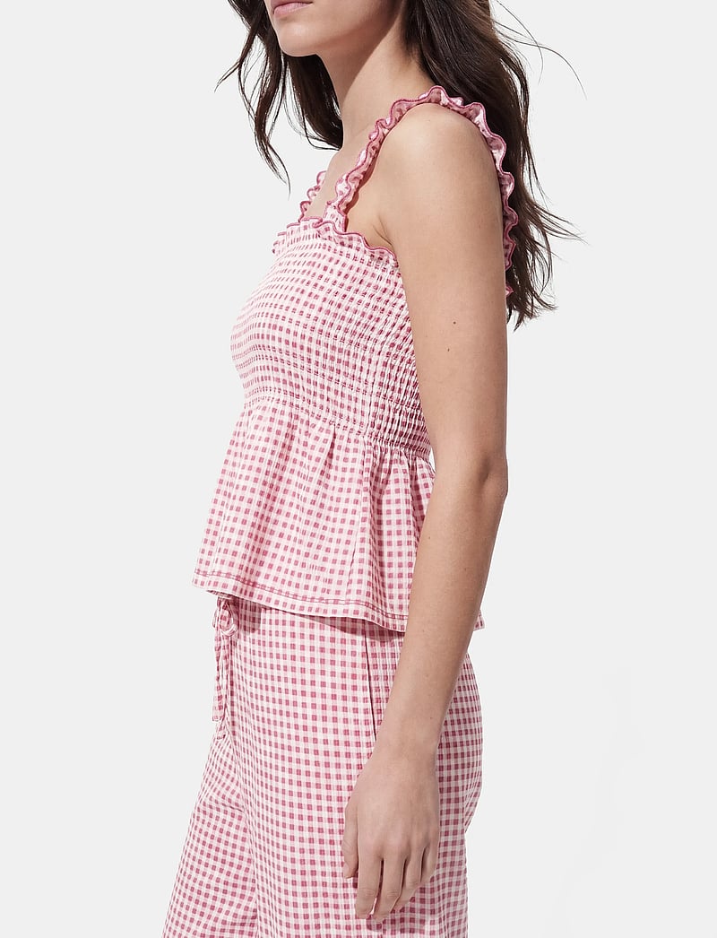 Pieces - PCMALLI SMOCK STRAP TOP JRS D2D - Ärmellose tops - roseate spoonbill - 3
