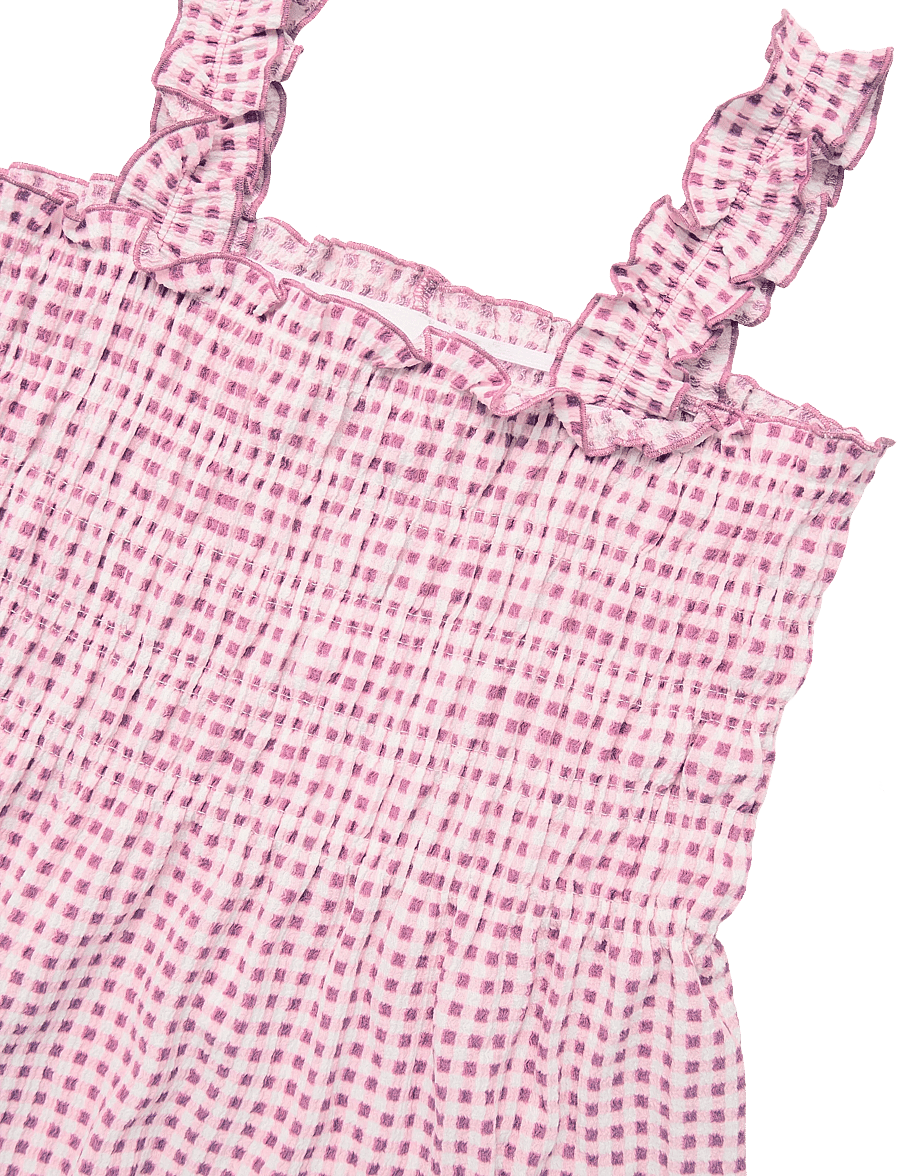 Pieces - PCMALLI SMOCK STRAP TOP JRS D2D - roseate spoonbill - 3
