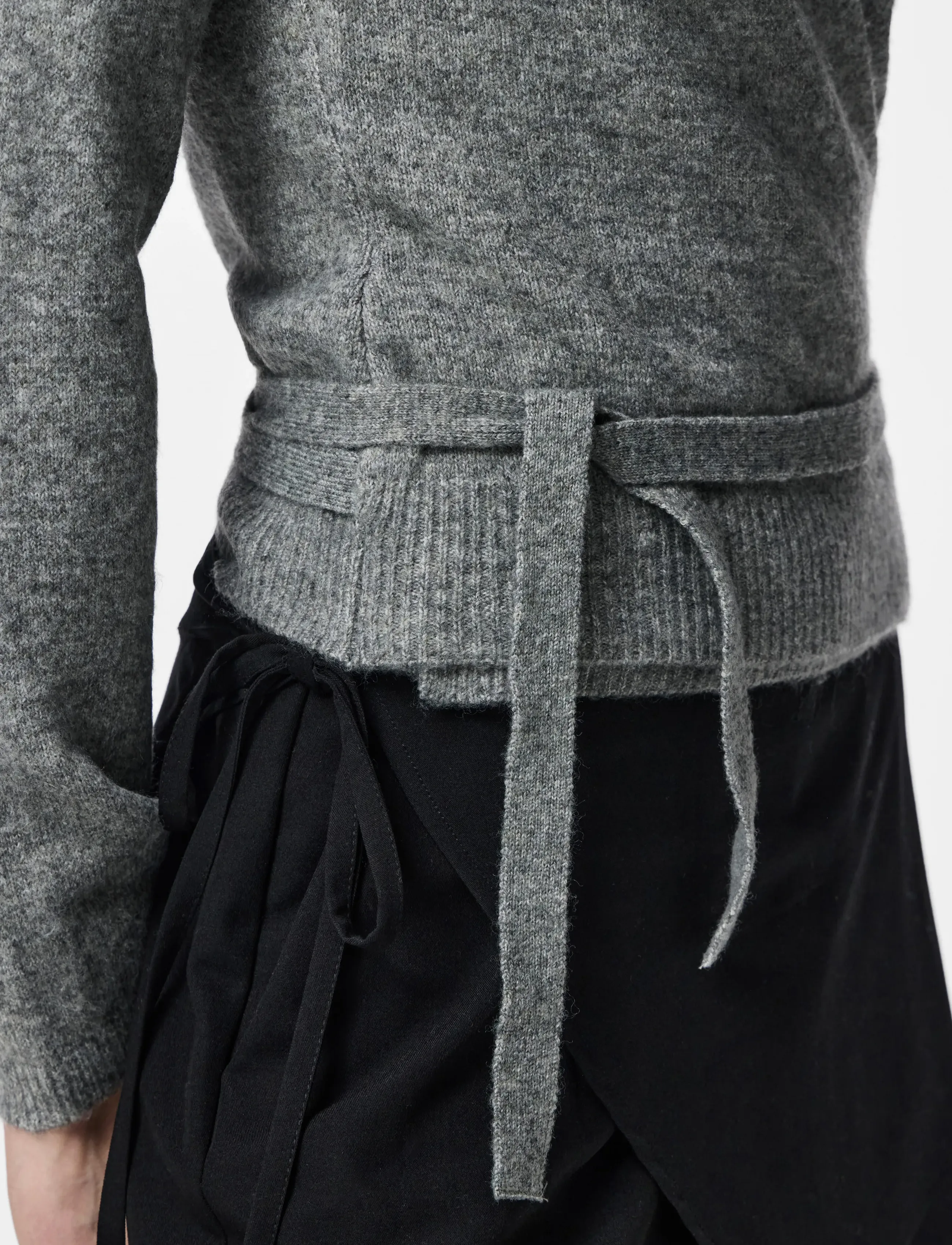 PIECES Pcmaji Ls O-Neck Wrap Knit D2D stickade tröjor dam – bild 5