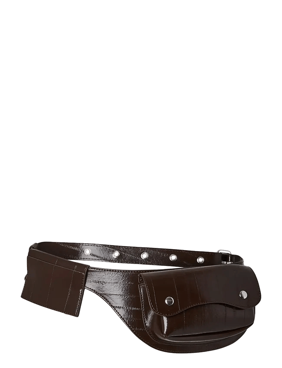Pieces - PCABINE BELT BAG D2D FSY - gürteltaschen - hot fudge - 0