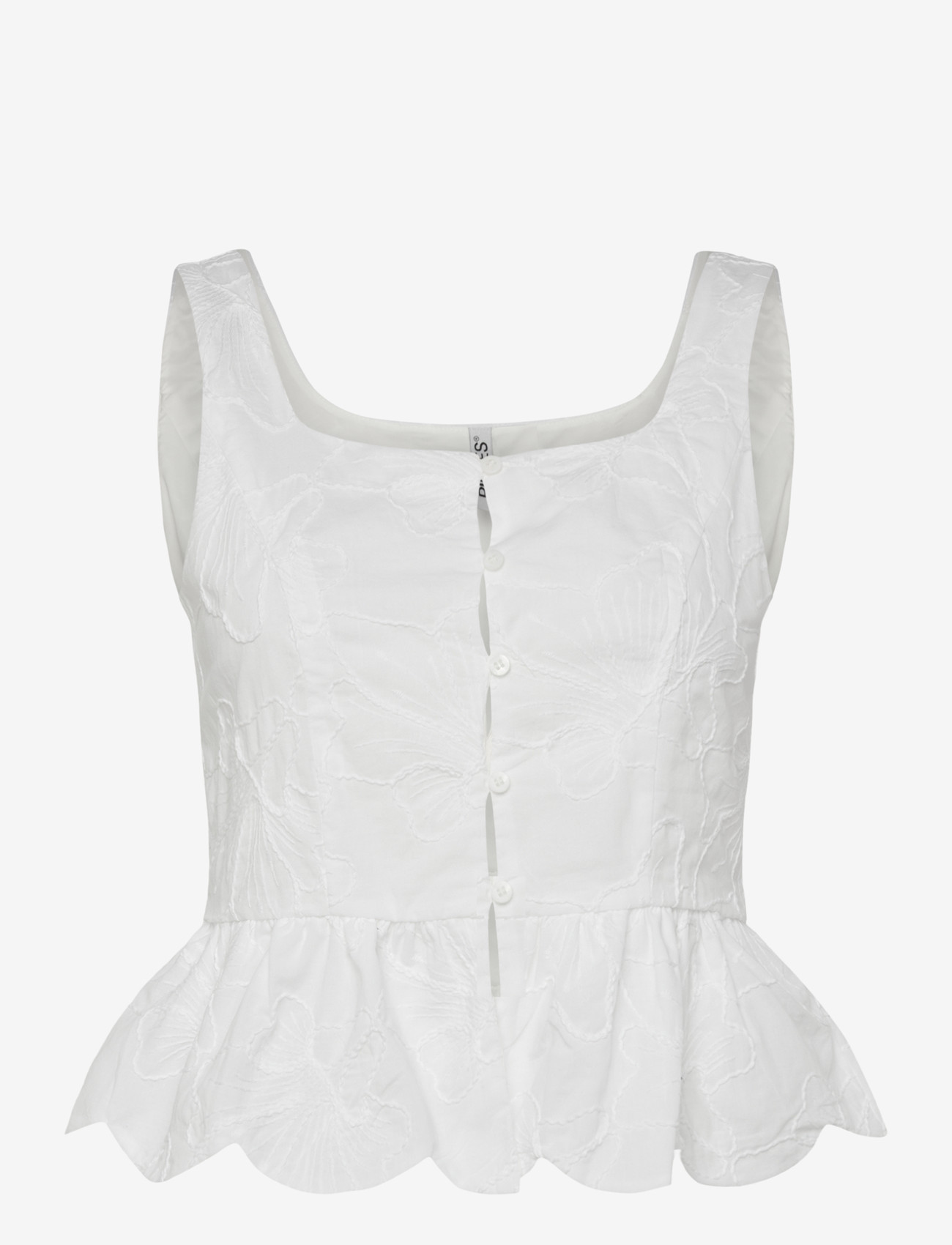 Pieces - PCMARLI SL TOP WVN D2D - Ærmeløse bluser - bright white - 0