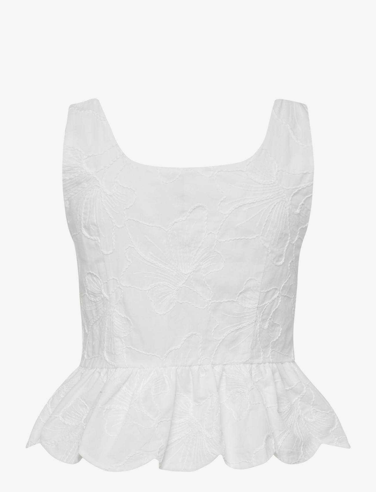 Pieces - PCMARLI SL TOP WVN D2D - Ærmeløse bluser - bright white - 1