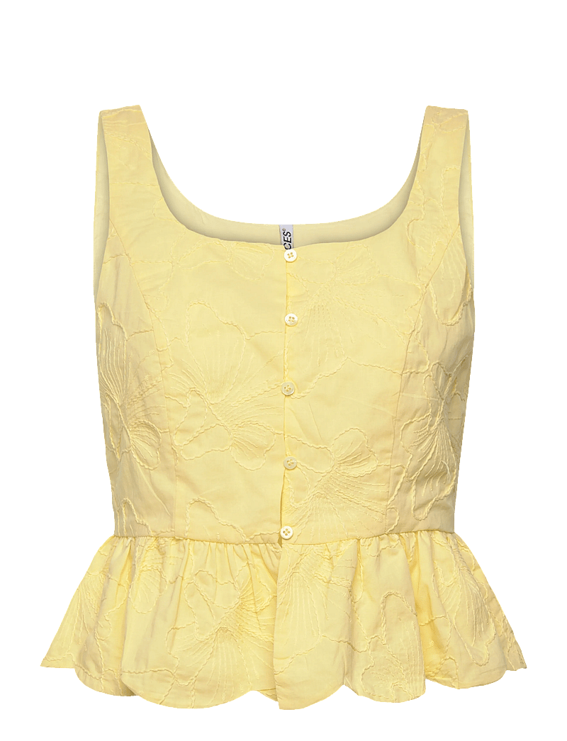 Pieces - PCMARLI SL TOP WVN D2D - Ärmellose blusen - french vanilla - 0