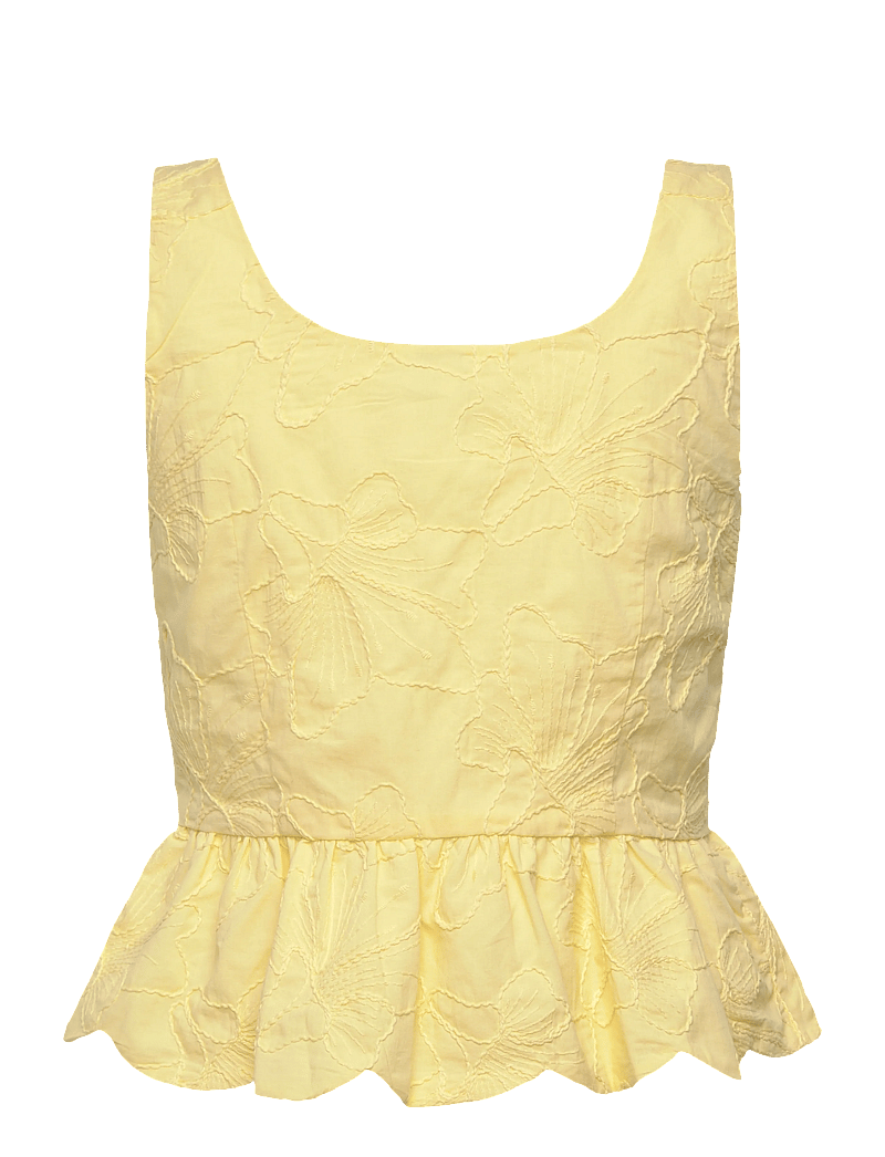 Pieces - PCMARLI SL TOP WVN D2D - Ärmellose blusen - french vanilla - 1
