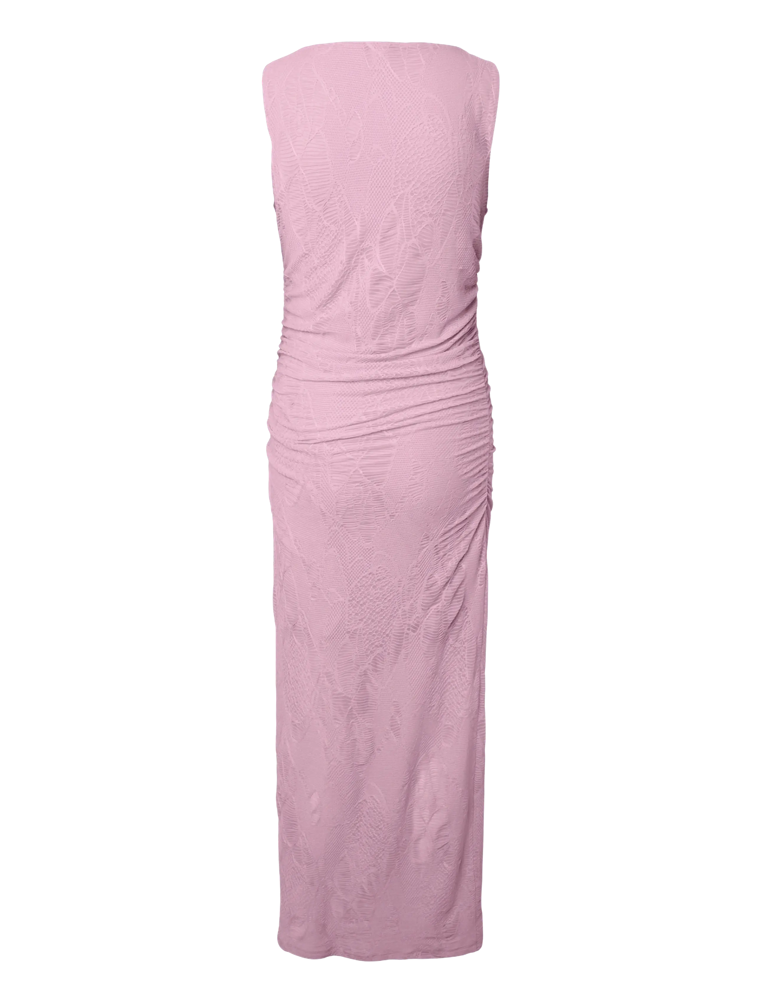 Pieces - PCJOSEFIA SL BOATNECK ANKLE DRESS D2D - maxi kjoler - roseate spoonbill - 1