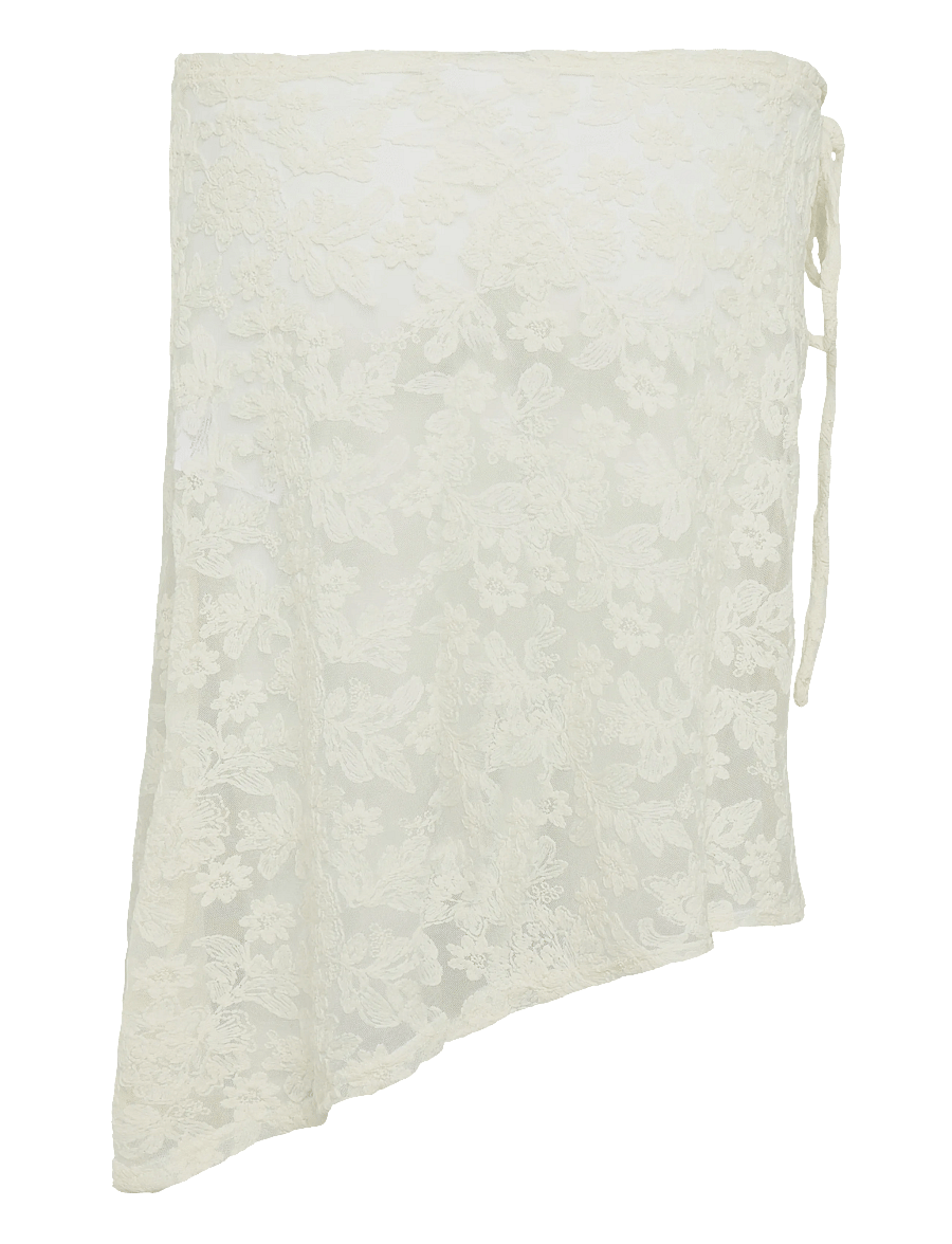 Pieces - PCJOVA MW SARONG SKIRT D2D - omlottkjolar - coconut milk - 1