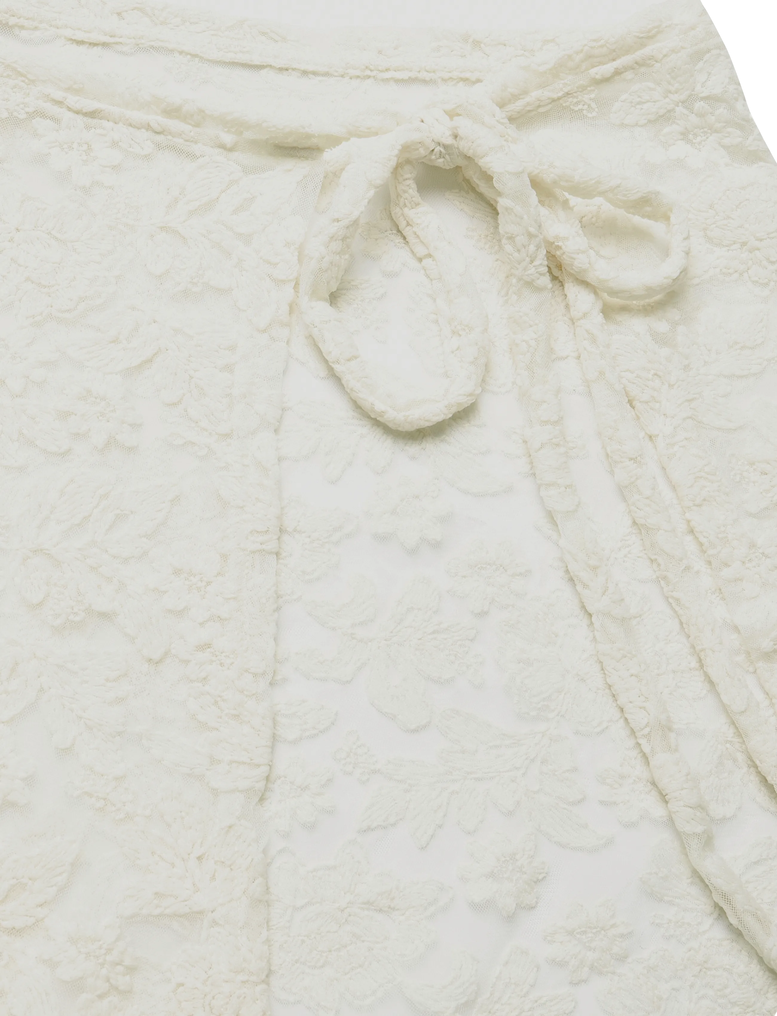 Pieces - PCJOVA MW SARONG SKIRT D2D - omlottkjolar - coconut milk - 2