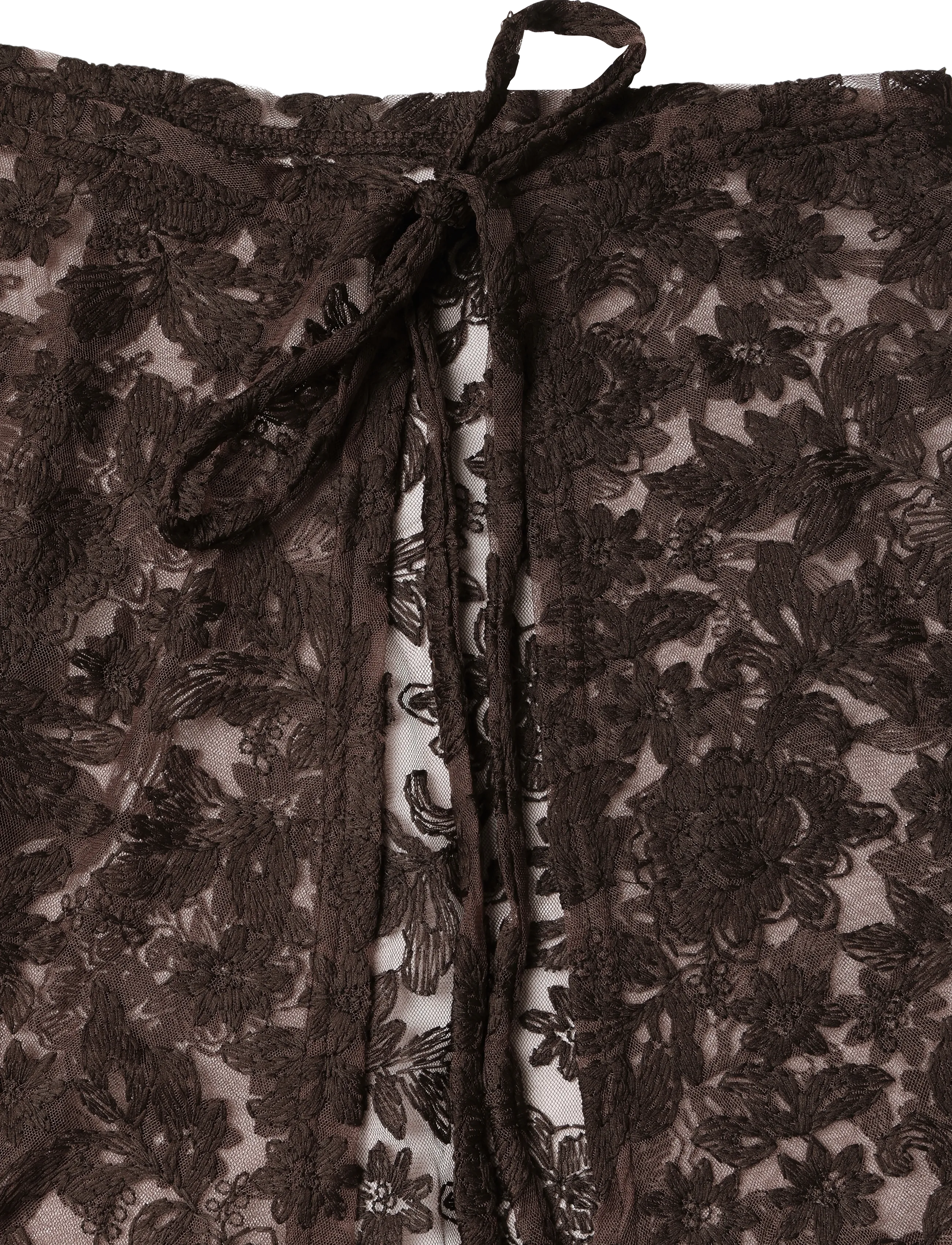 Pieces - PCJOVA MW SARONG SKIRT D2D - omlottkjolar - hot fudge - 2
