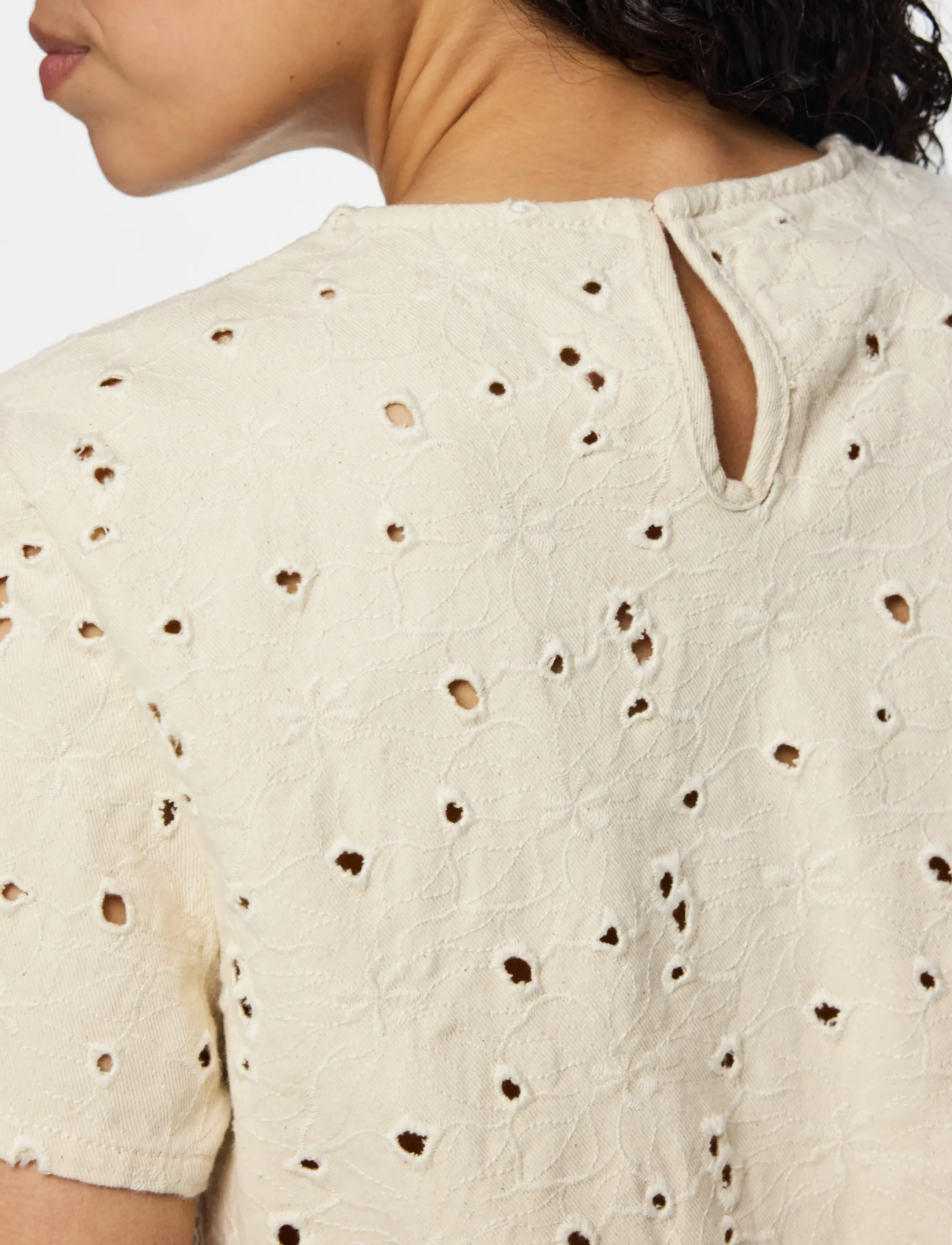 PIECES Pcella Ss Top Dnm D2D t-shirts dam – bild 5