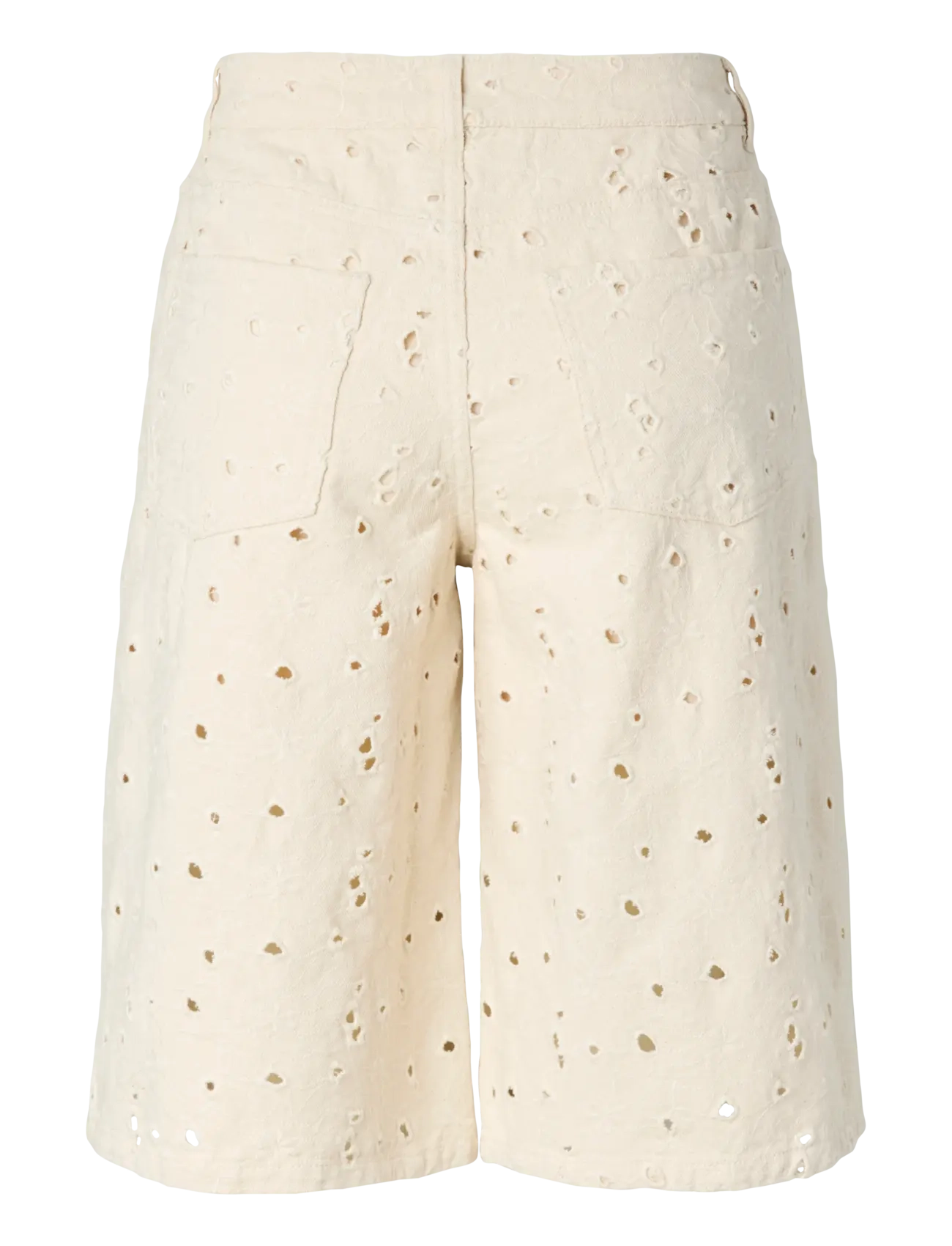 Pieces - PCELLA MW JORTS DNM D2D - ecru - 1