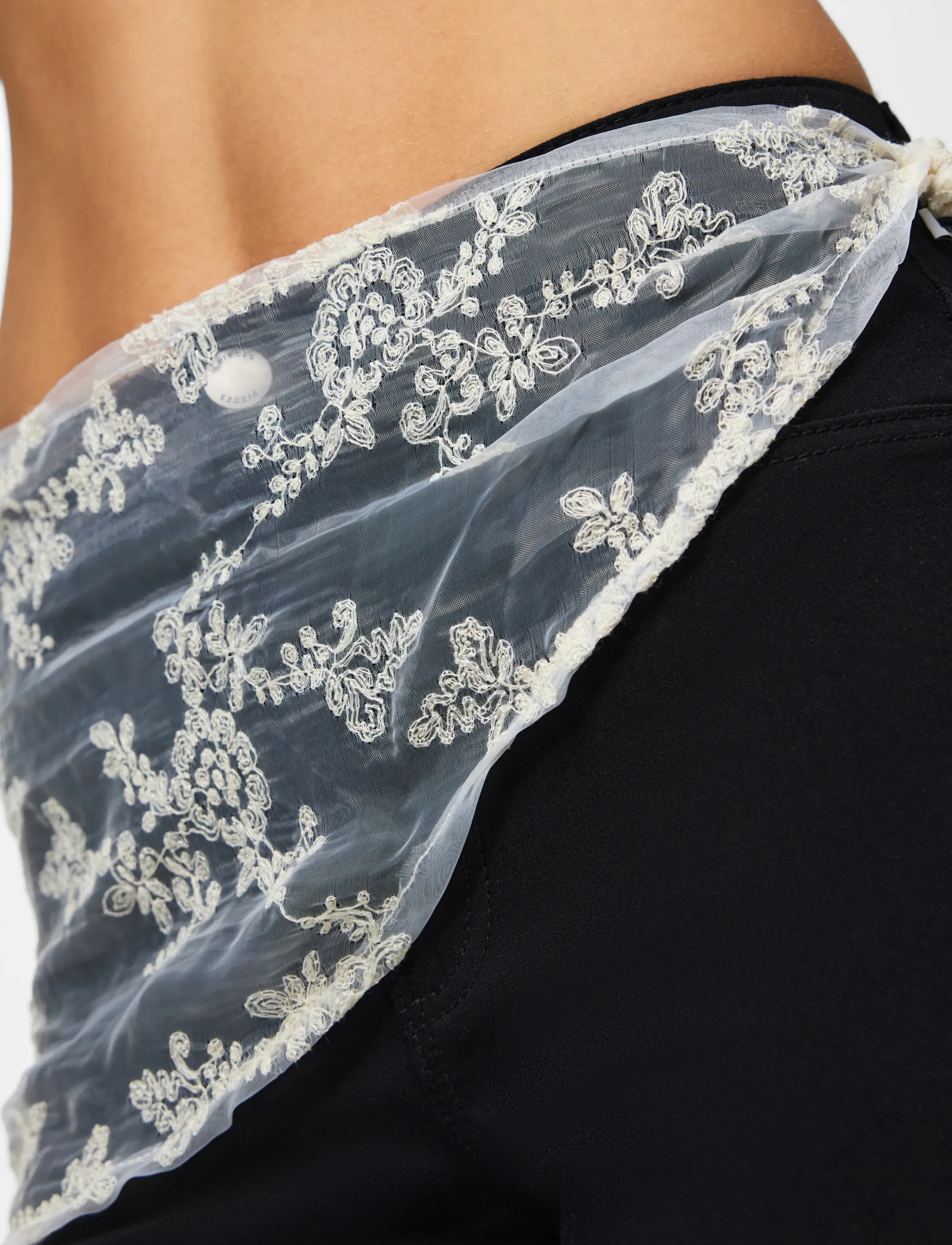 Pieces - PCJAISA LACE HIP SCARF BUNDLE D2D - tynde tørklæder - bright white - 2