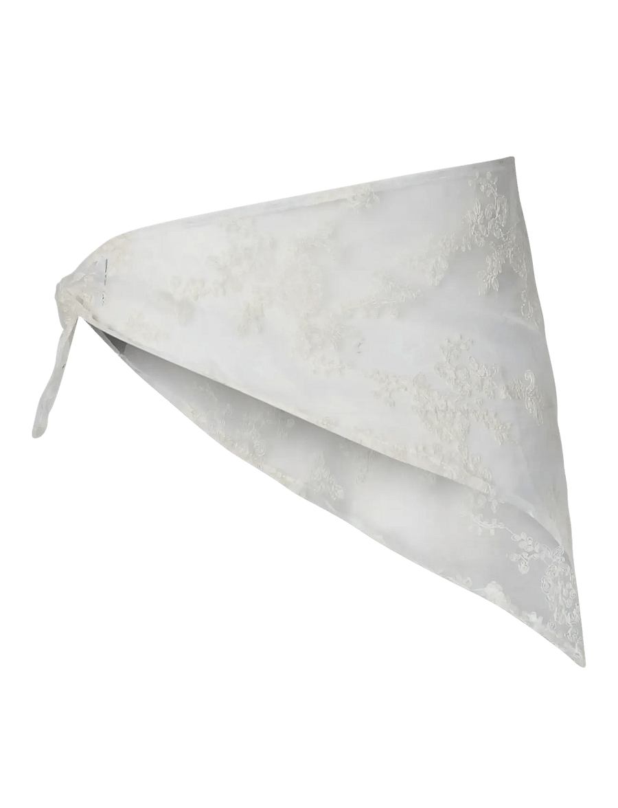 Pieces - PCJAISA LACE HIP SCARF BUNDLE D2D - tynde tørklæder - bright white - 3