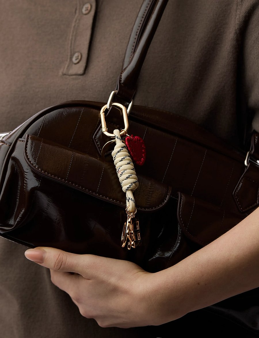 Pieces - PCJENNA KEYHANGER BUNDLE D2D - nøgleringe & bag charms - gold colour - 0