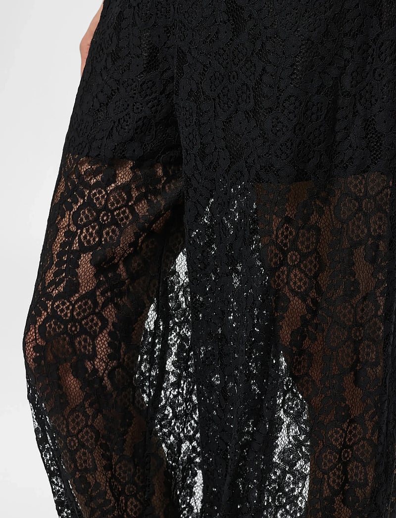 Pieces - PCALINE HW BALLOON LACE PANTS WVN D2D - jogginghosen - black - 5