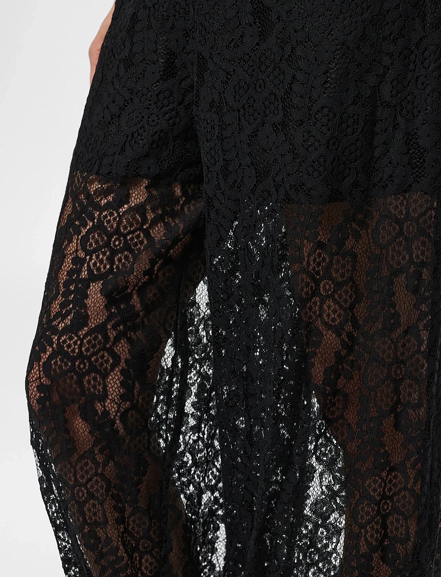 Pieces - PCALINE HW BALLOON LACE PANTS WVN D2D - everyday style - black - 5