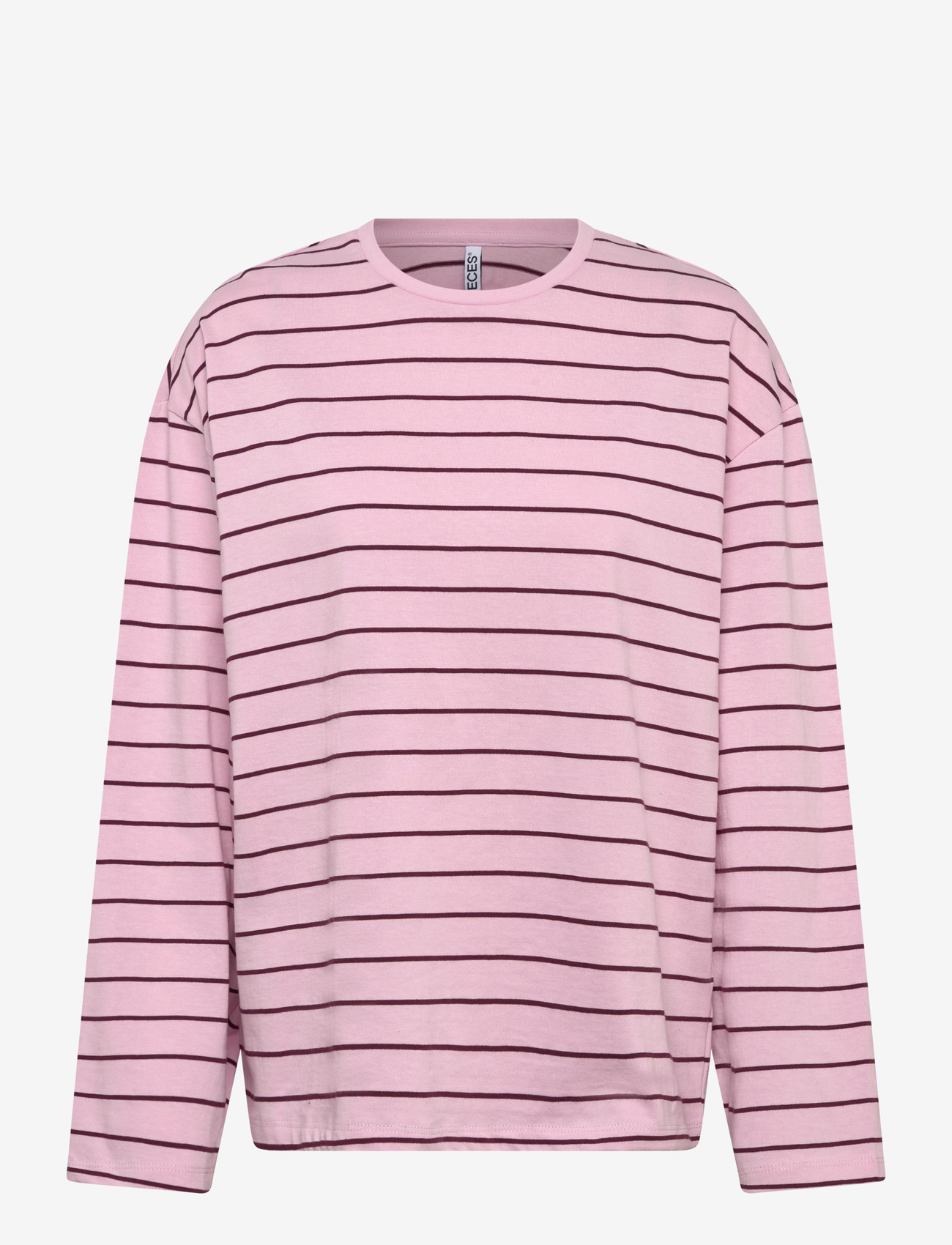 Pieces - PCSADIE LS BARREL SLEEVE TOP JRS D2D - pikkade varrukatega alussärgid - roseate spoonbill - 0