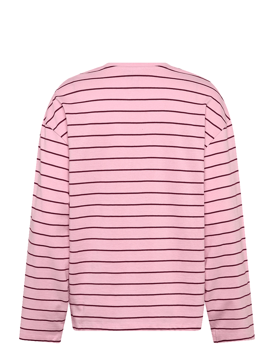 Pieces - PCSADIE LS BARREL SLEEVE TOP JRS D2D - långärmade toppar - roseate spoonbill - 1