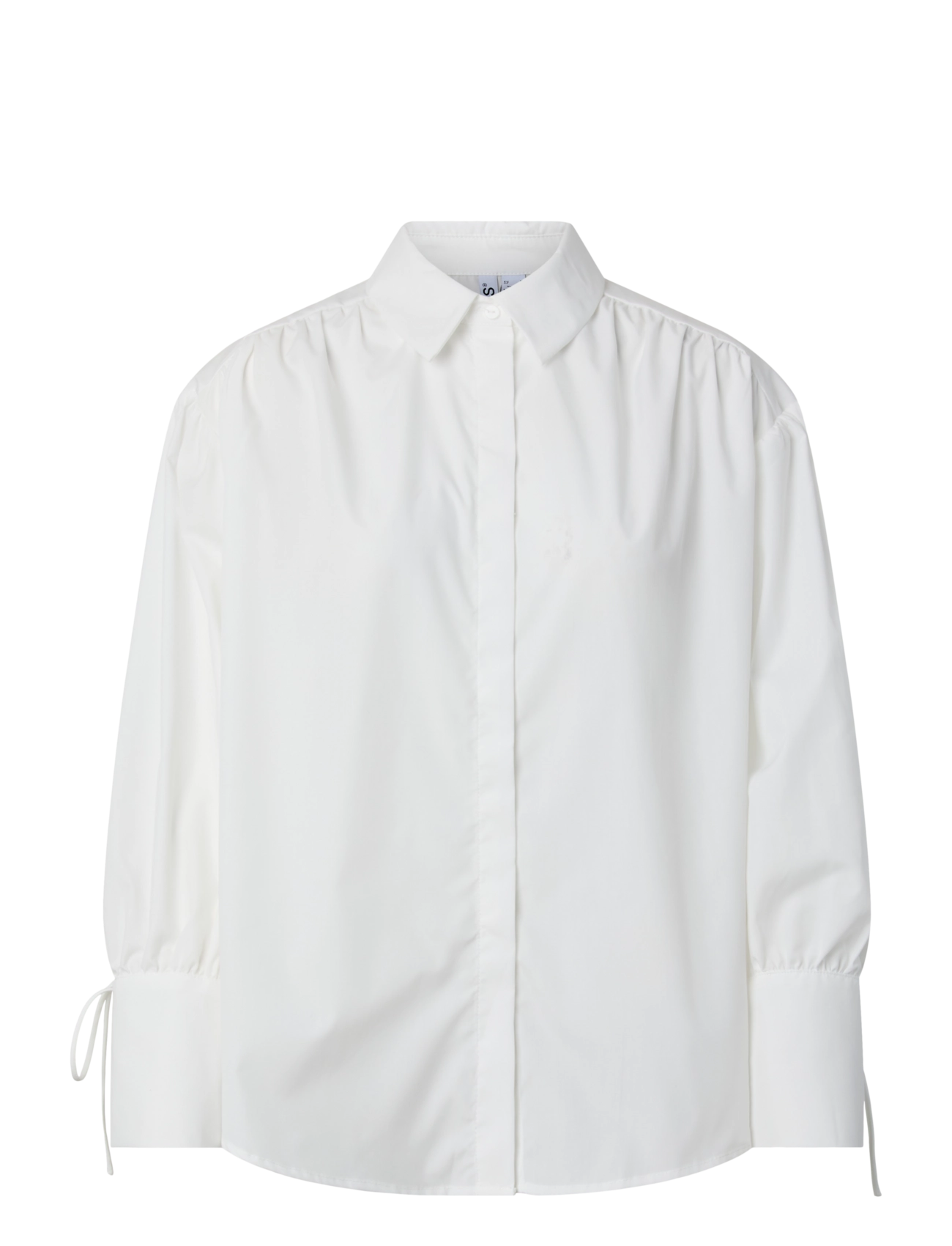Pieces PCANNI LS PLEATED DETAIL SHIRT WVN D2D - Kleidung - BRIGHT WHITE / white
