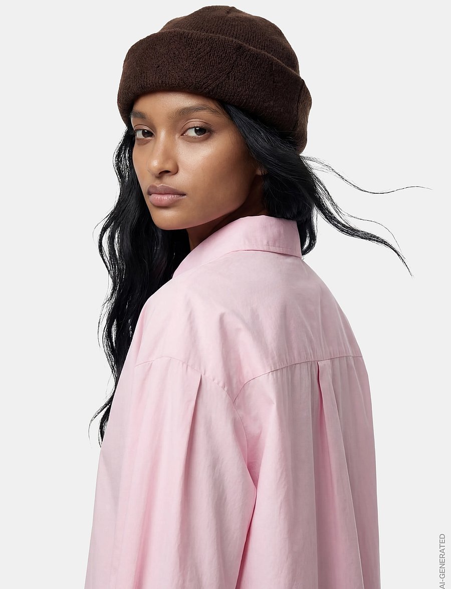Pieces - PCANNI LS PLEATED DETAIL SHIRT WVN D2D - pikkade varrukatega särgid - roseate spoonbill - 4