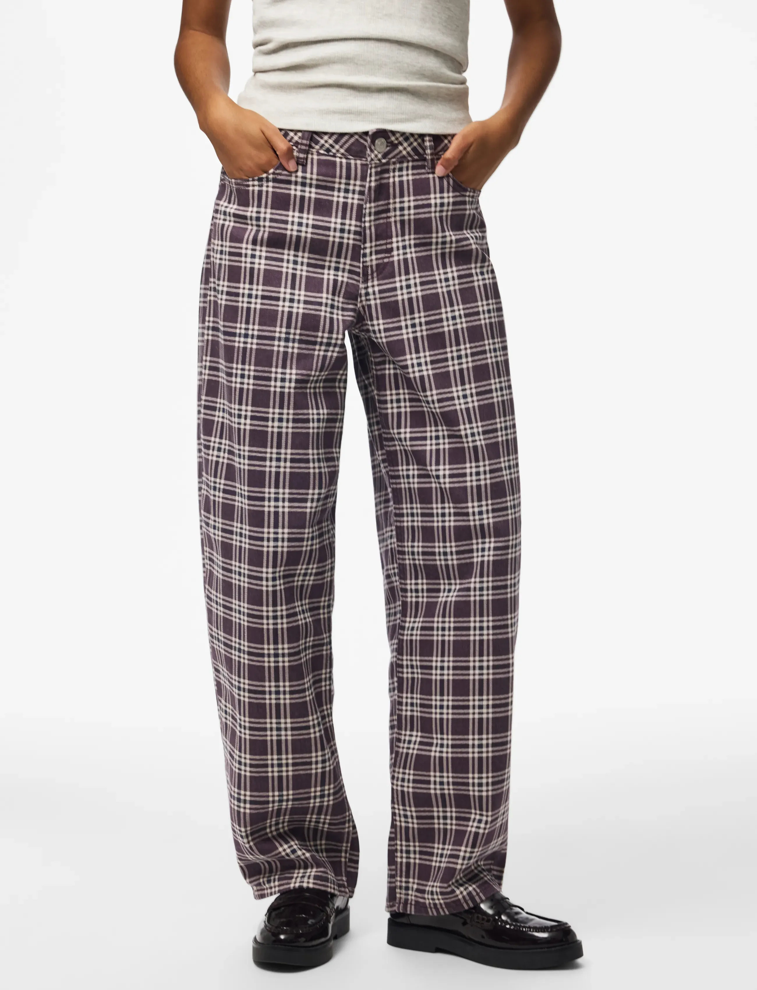 Pcgrace Mw Barrel Ank Printed Jeans Dnm