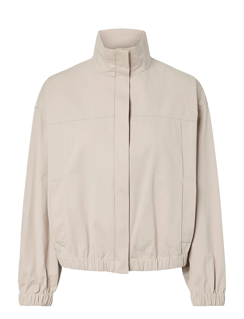 Pieces - PCMONALISA BOMBER JACKET D2D - spring jackets - chateau gray - 0