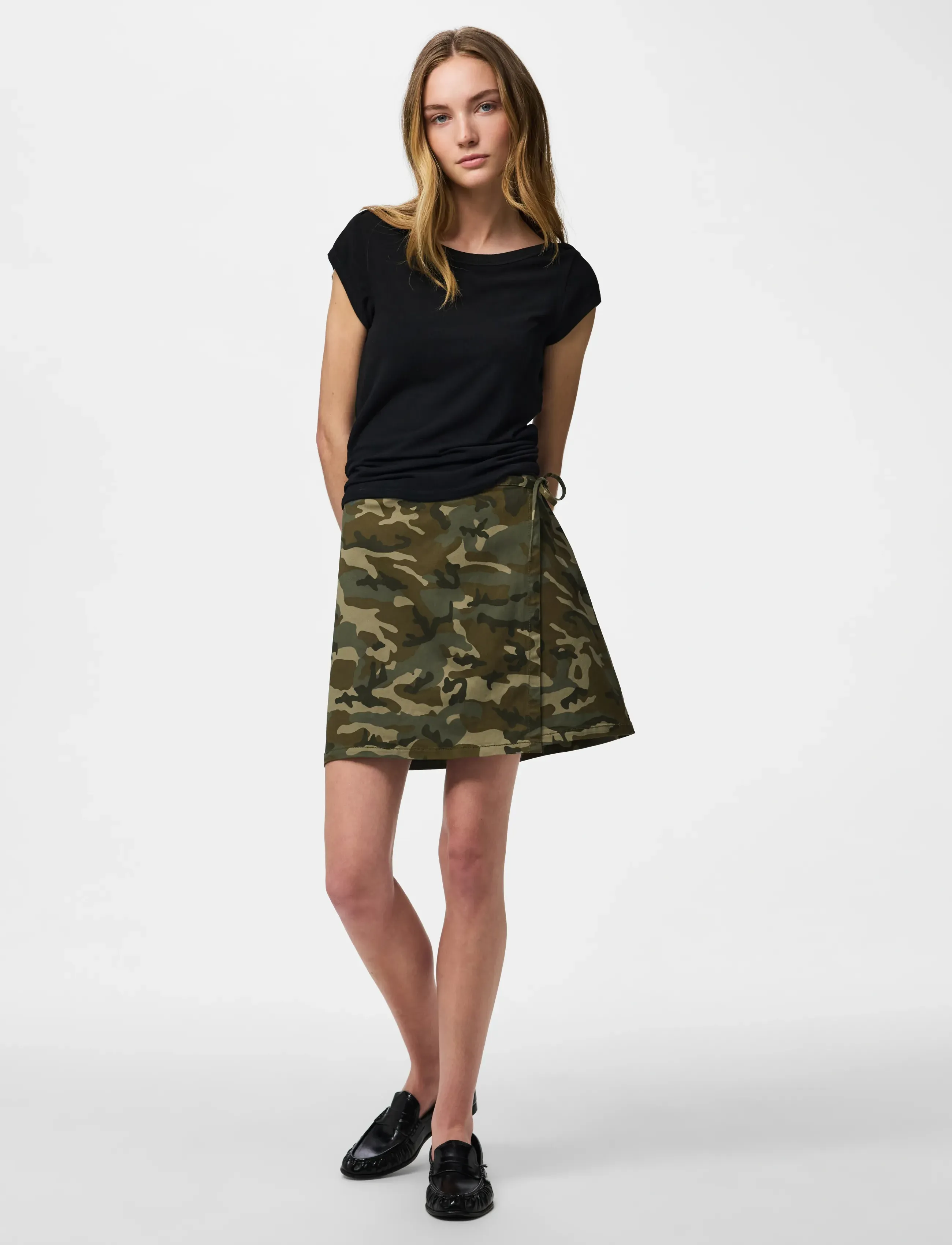 Pieces - PCMIMMI MW WRAP SKIRT DNM D2D - hõlmikseelikud - mermaid - 4