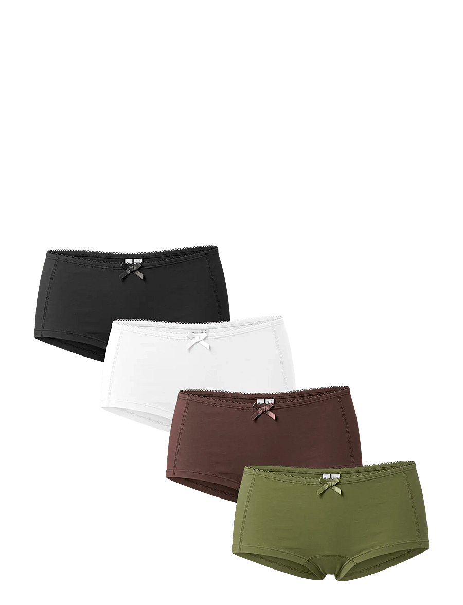 Pieces - PCLENA BOXER 4 PACK BC - chicory coffee - 0