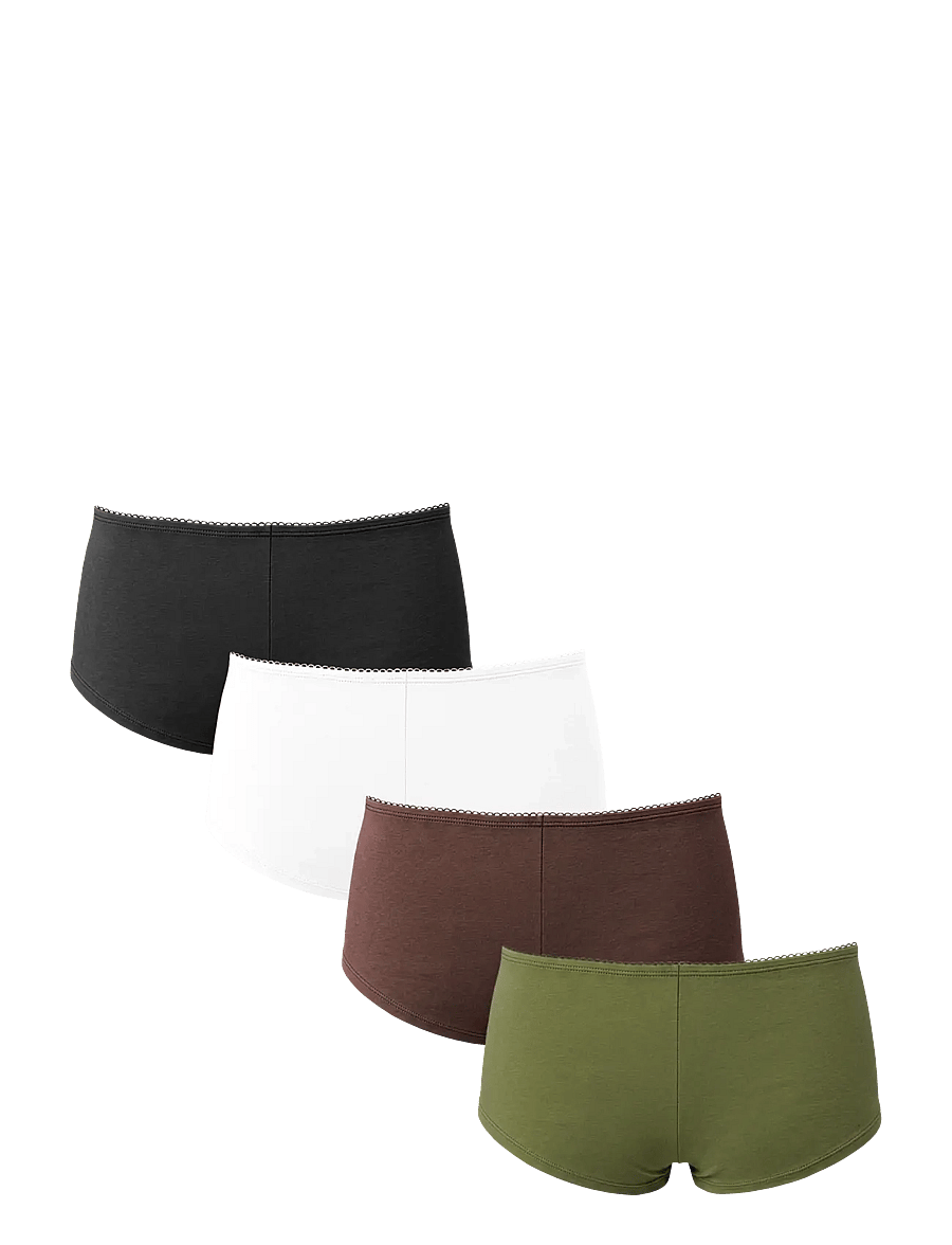 Pieces - PCLENA BOXER 4 PACK BC - chicory coffee - 1