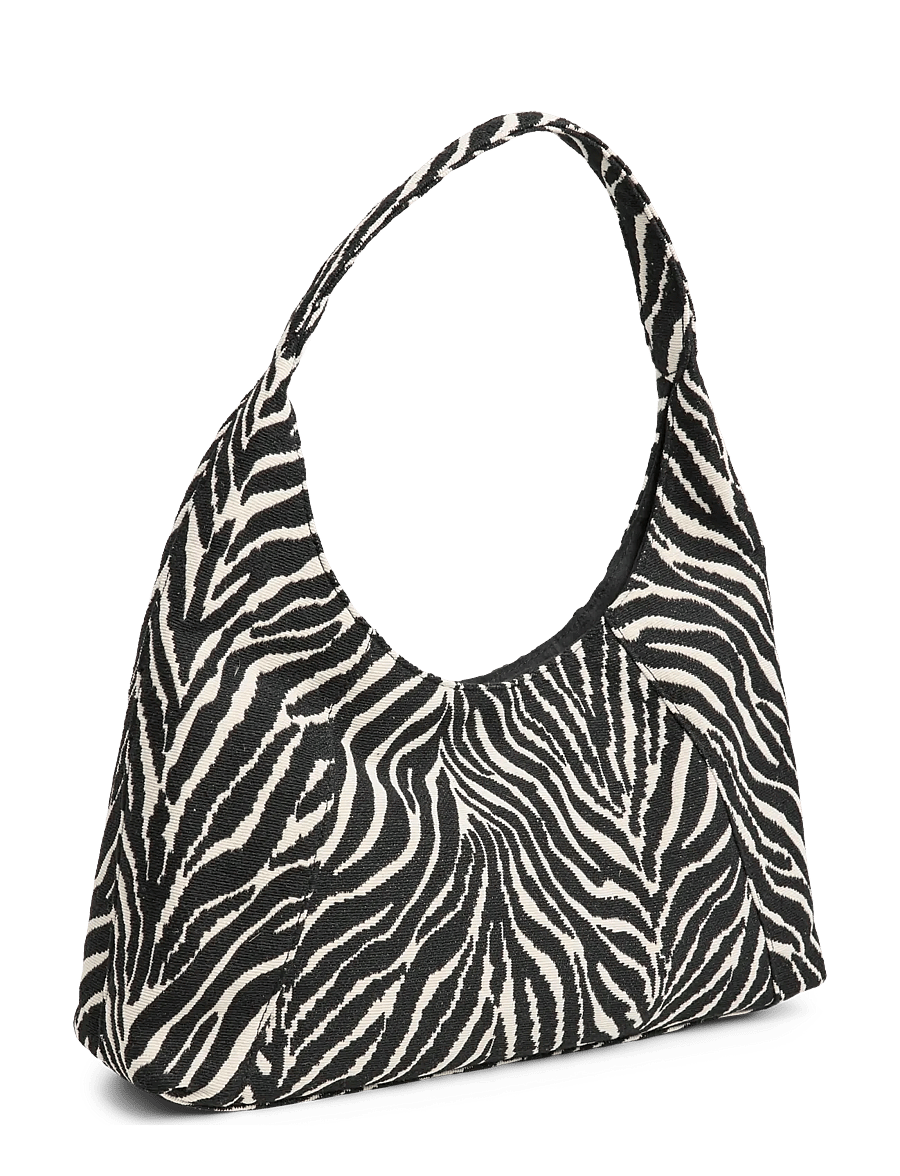 Pieces - PCJOYE ZEBRA HOBO BAG - håndtasker - birch - 1