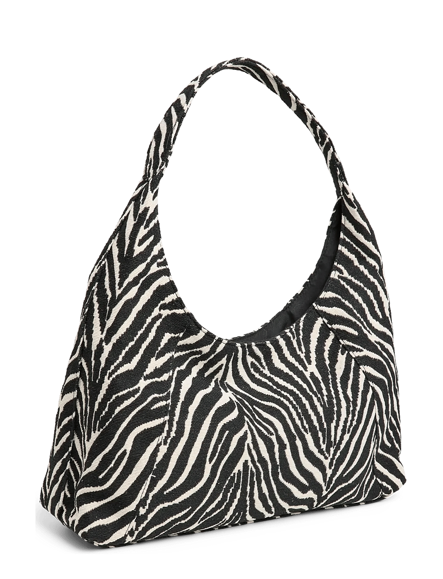 Pieces - PCJOYE ZEBRA HOBO BAG - håndtasker - birch - 2