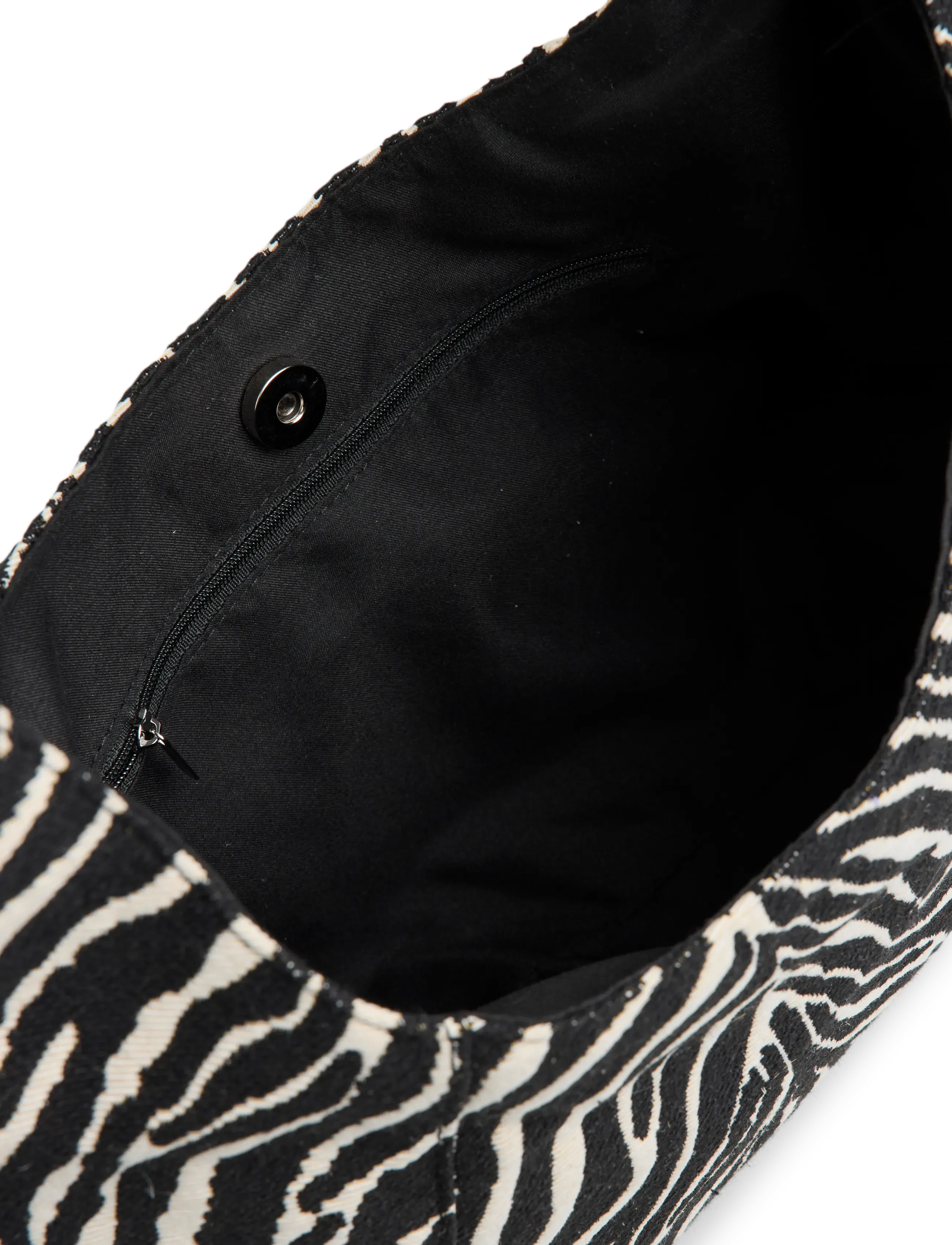 Pieces - PCJOYE ZEBRA HOBO BAG - håndtasker - birch - 4
