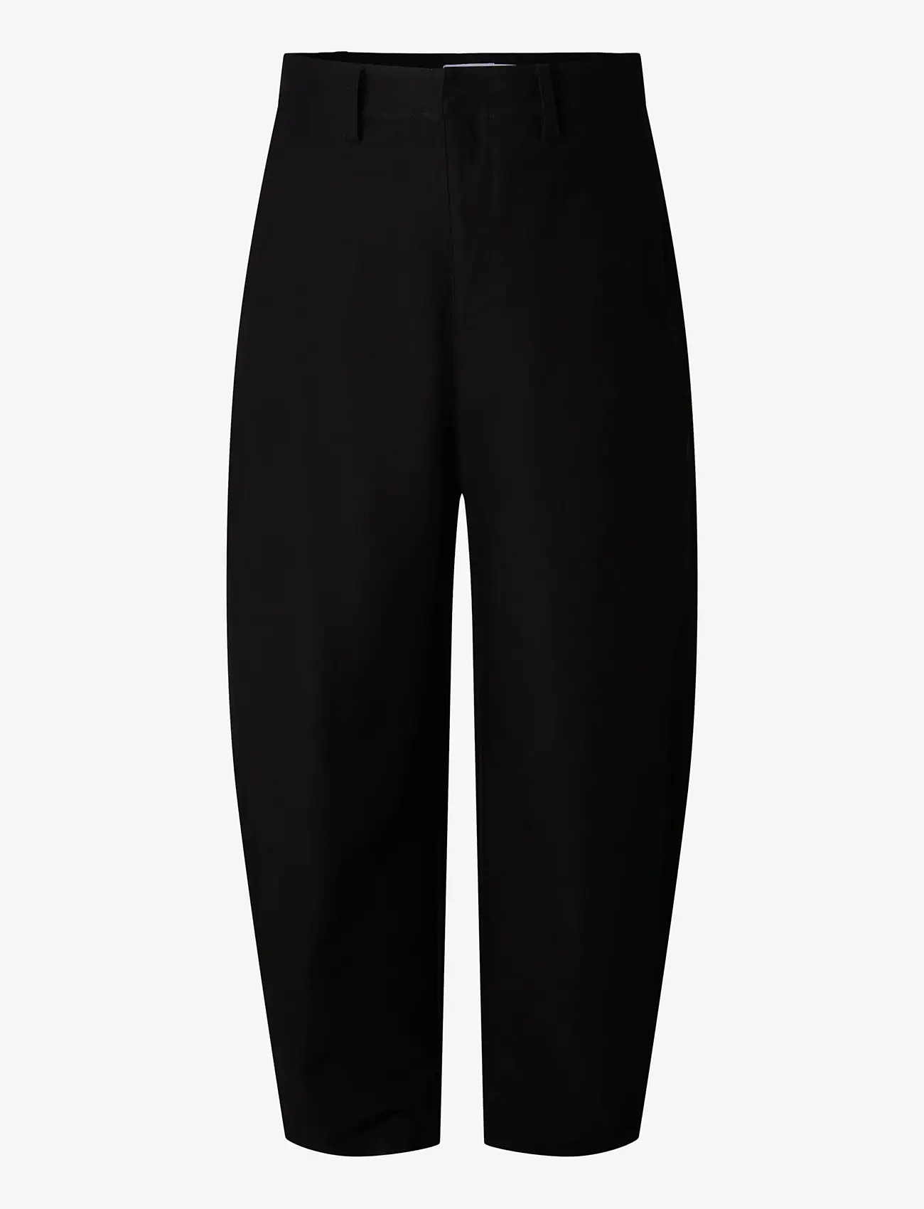 Pieces - PCRIKKE HW BARREL PANTS JRS NOOS BC - barrel-hosen - black - 1