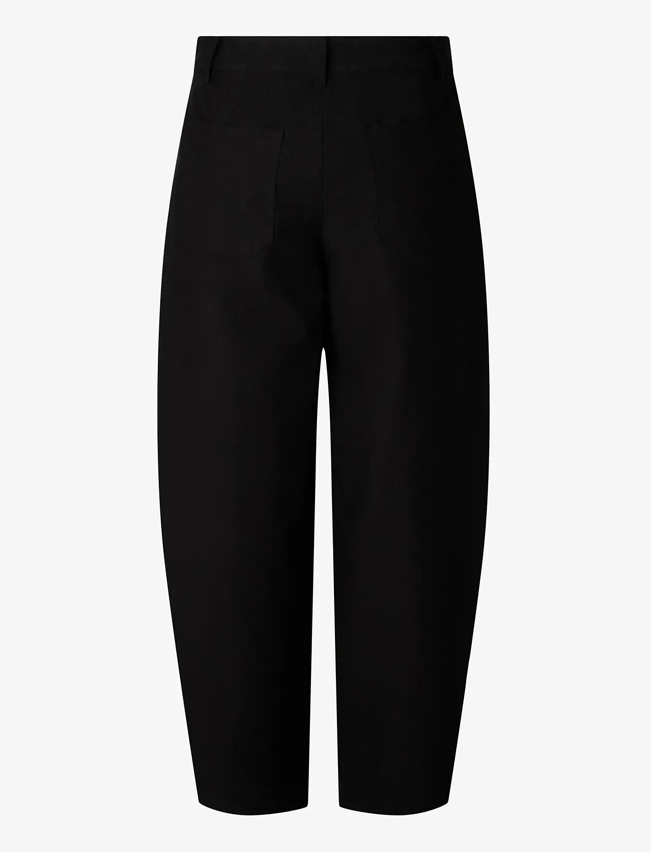 Pieces - PCRIKKE HW BARREL PANTS JRS NOOS BC - barrel-hosen - black - 2