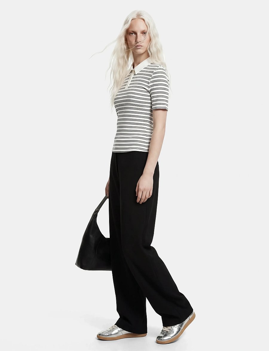 Pieces - PCRIKKE HW BARREL PANTS JRS NOOS BC - barrel-püksid - black - 3