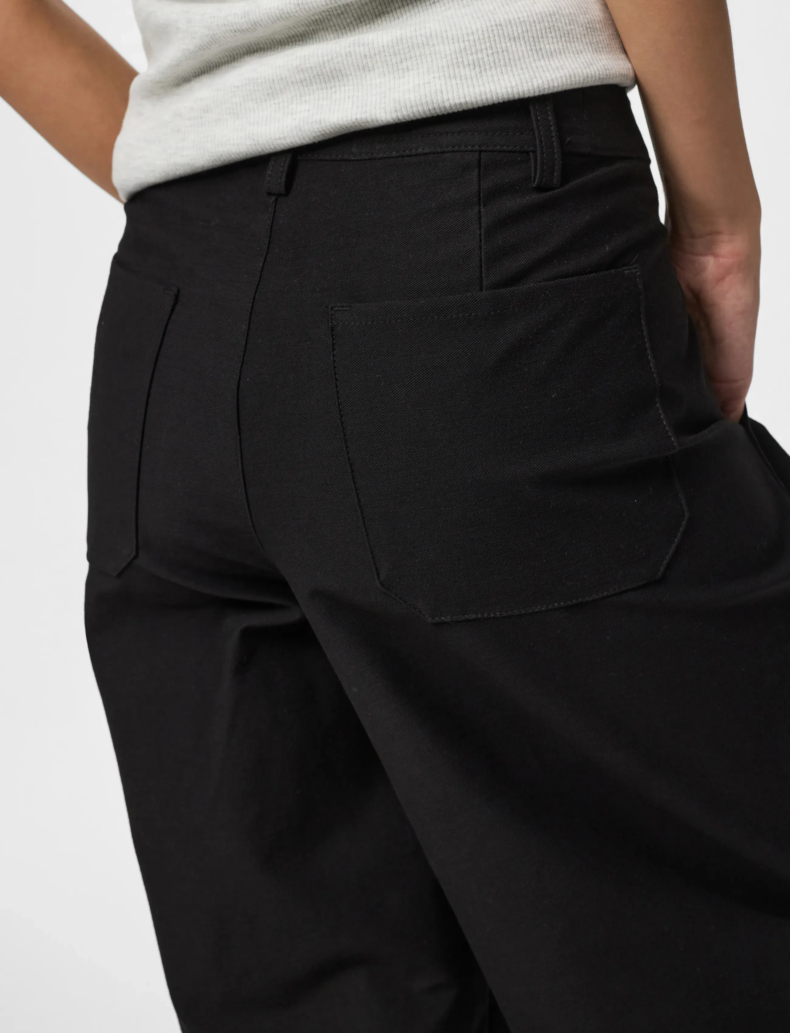 PIECES Pcrikke Hw Barrel Pants Jrs Noos Bc cargobyxor dam – bild 4