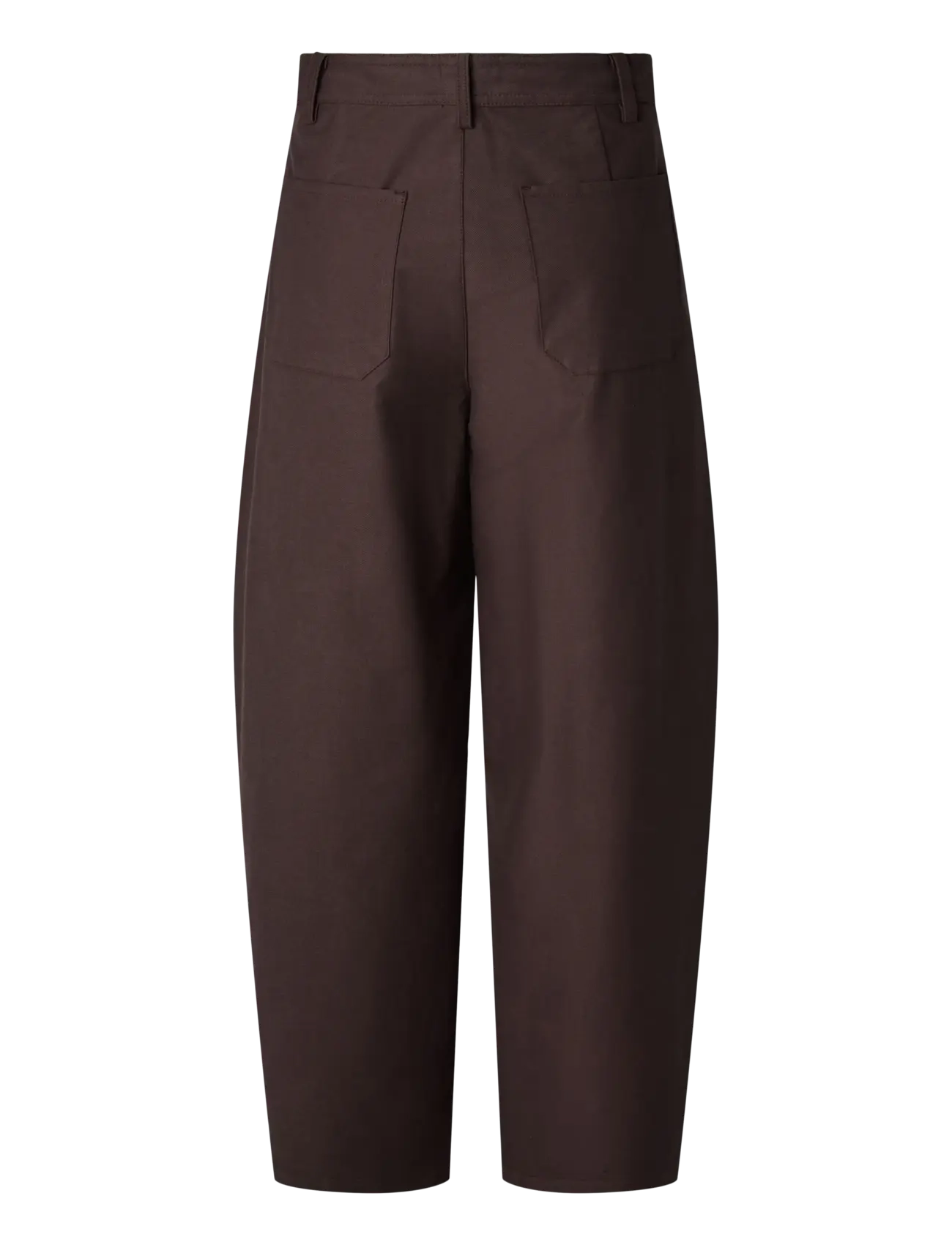 Pieces - PCRIKKE HW BARREL PANTS JRS NOOS BC - barrel püksid - hot fudge - 2
