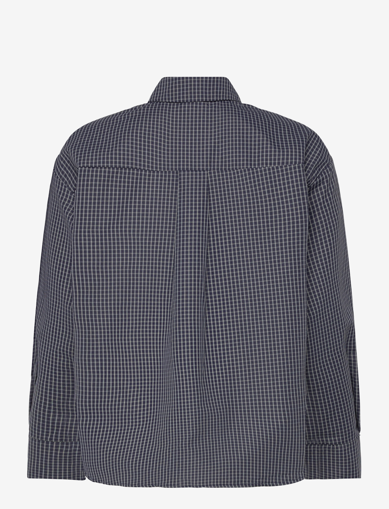 Pieces - PCSILLA LS CHECK SHIRT WVN D2D - langerma skyrtur - maritime blue - 1