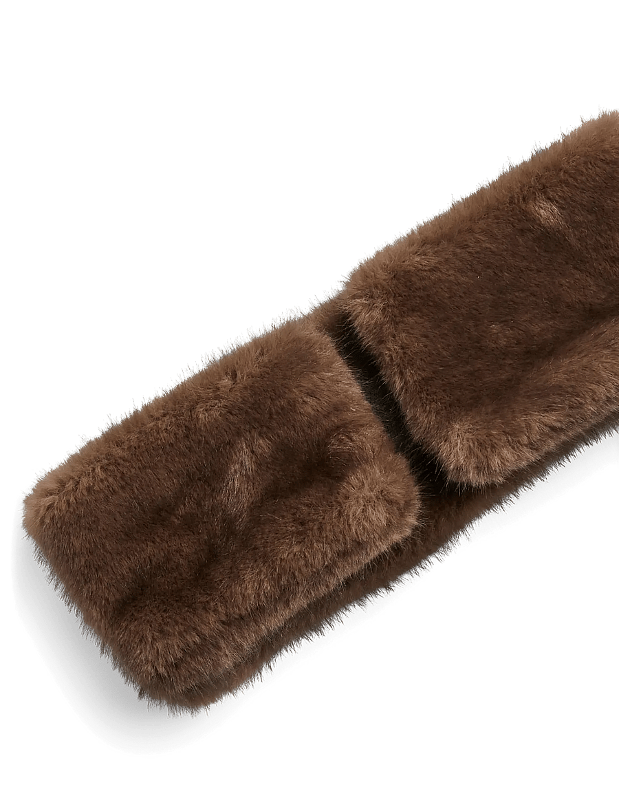 Pieces - PCJUTLANDIA HEADBAND BC - stirnbänder - ganache - 1