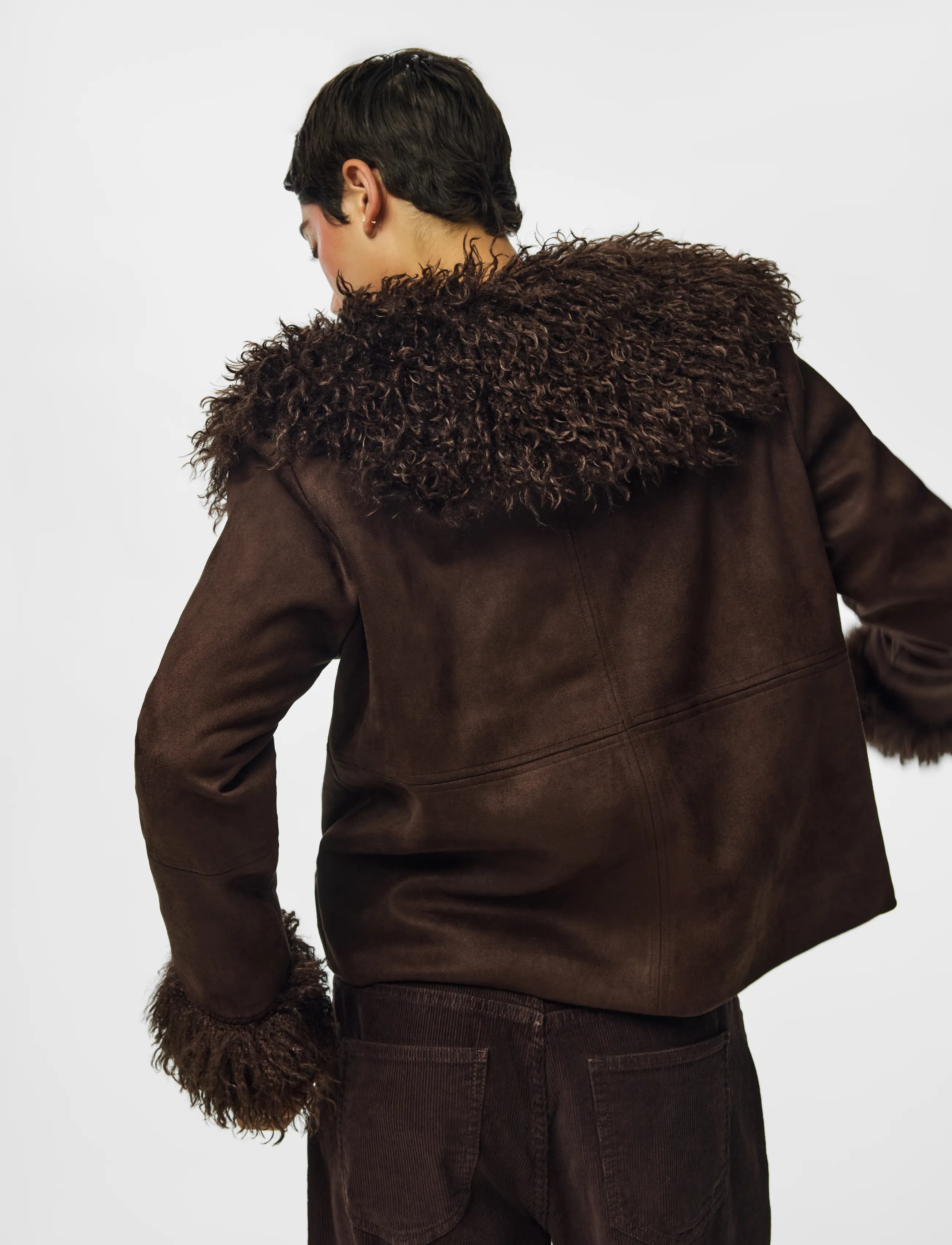 PIECES Pcnanna Brushed Short Jacket pälsjackor dam – bild 5
