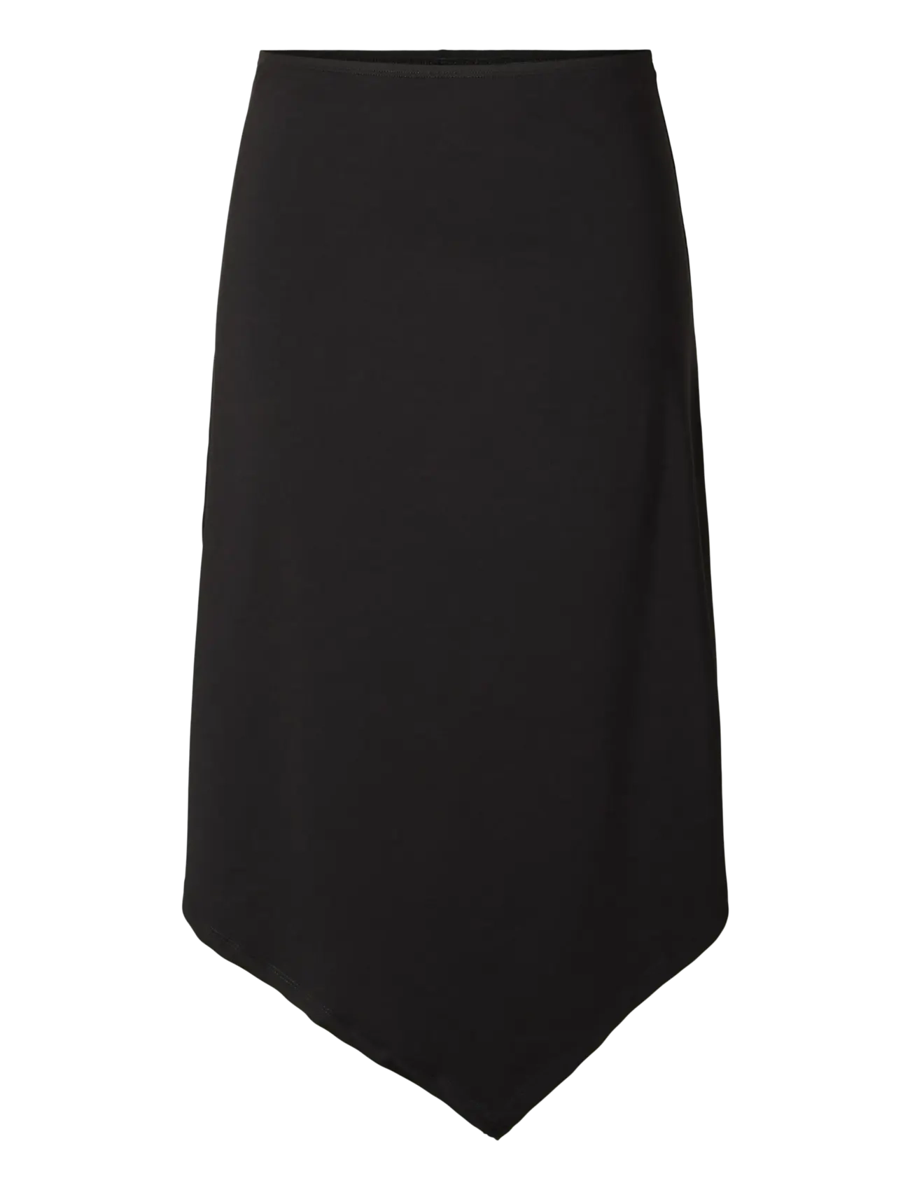 Pieces PCMELLY MW MIDI SKIRT JRS DM - Business tøj - BLACK / black